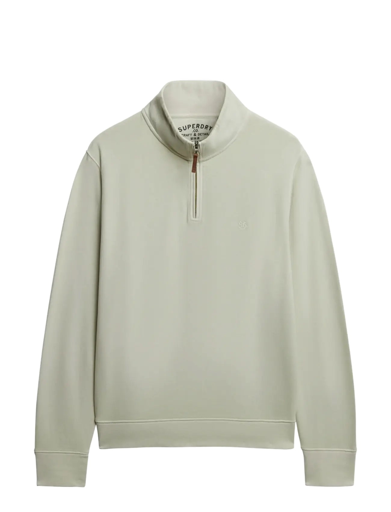 Superdry - CLASSIC ESSENTIAL HALF ZIP - sweatshirts - silver birch - 2