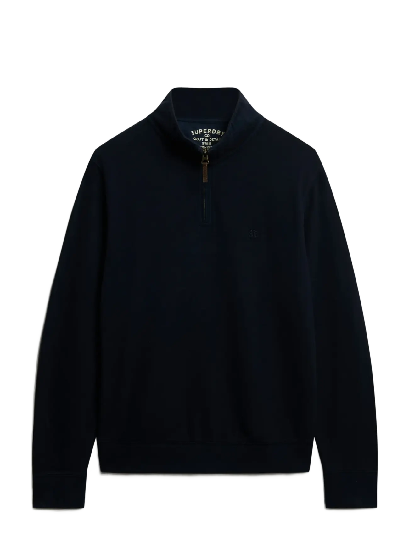 Superdry - CLASSIC ESSENTIAL HALF ZIP - sweatshirts - super dark navy - 1