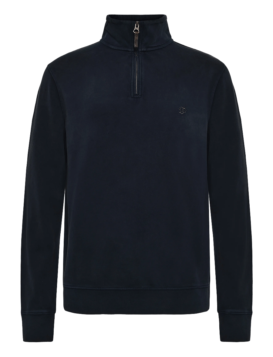Superdry - CLASSIC ESSENTIAL HALF ZIP - sweatshirts - super dark navy - 1