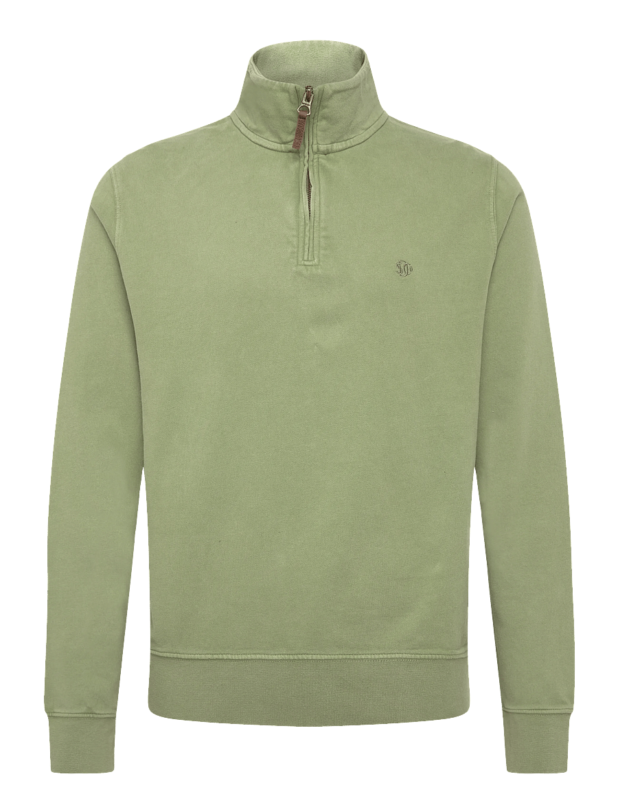Superdry - CLASSIC ESSENTIAL HALF ZIP - sweatshirts - washed sea green - 1