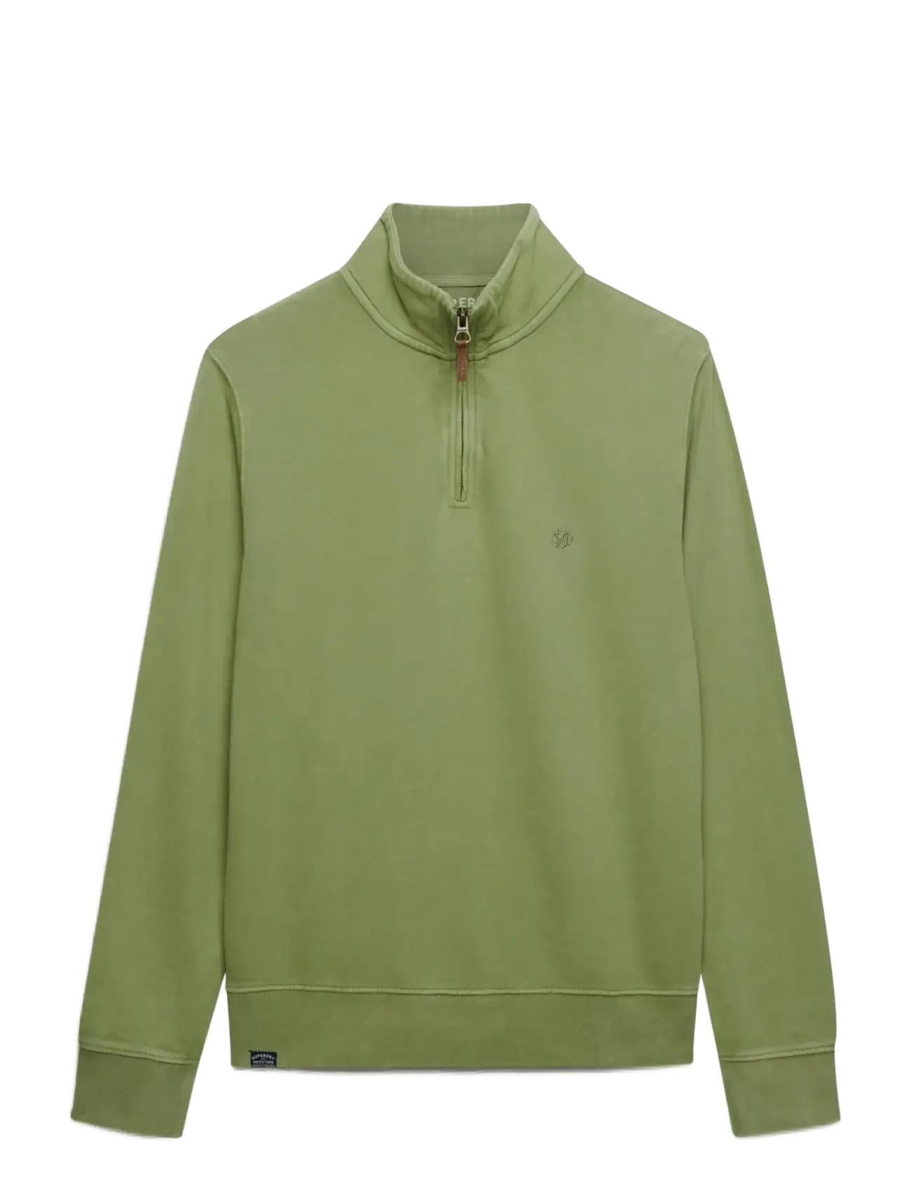 Superdry - CLASSIC ESSENTIAL HALF ZIP - sweatshirts - washed sea green - 1