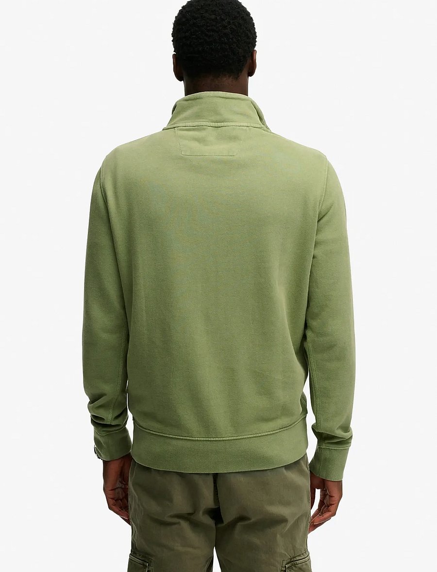 Superdry - CLASSIC ESSENTIAL HALF ZIP - sweatshirts - washed sea green - 2
