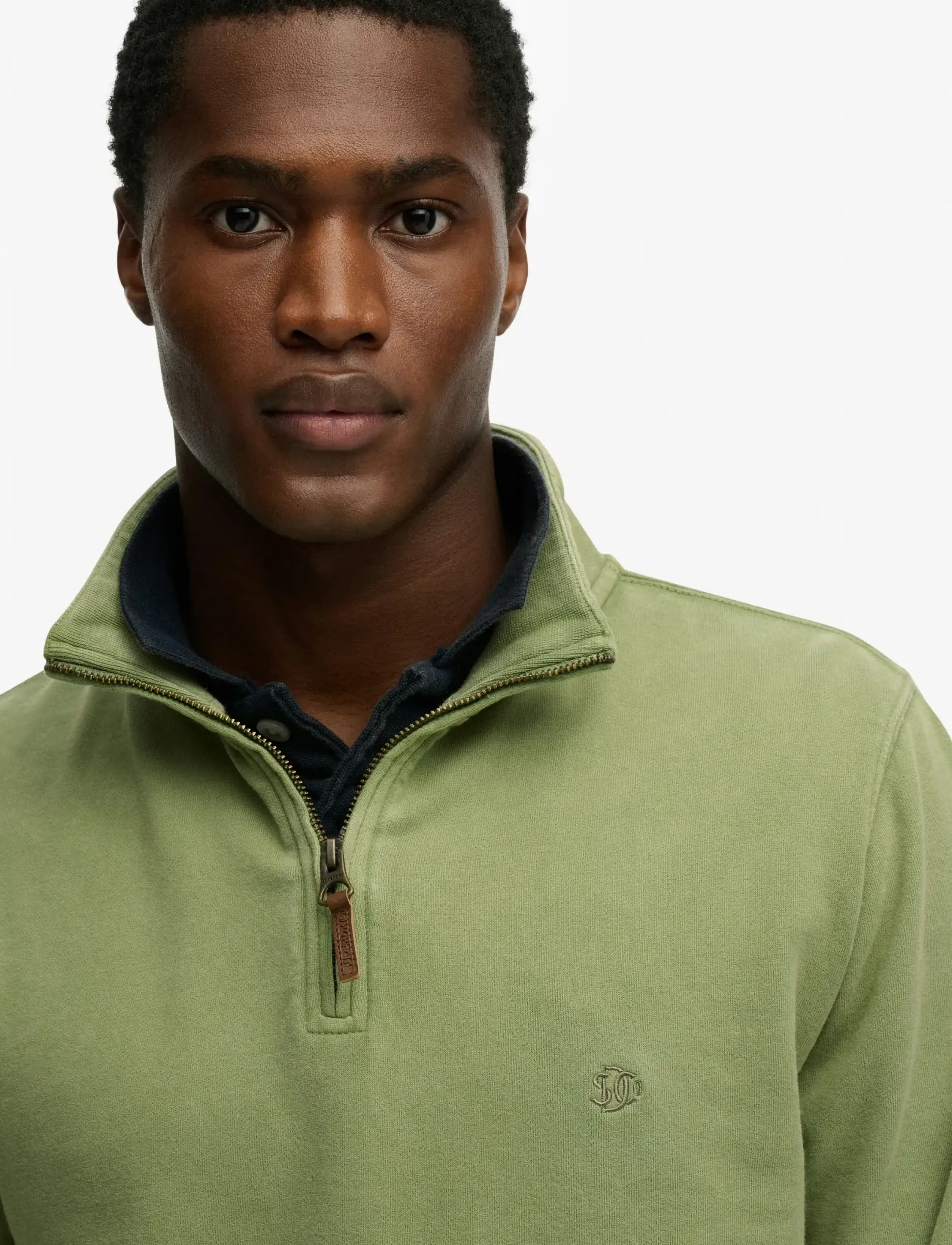 Superdry - CLASSIC ESSENTIAL HALF ZIP - sweatshirts - washed sea green - 3