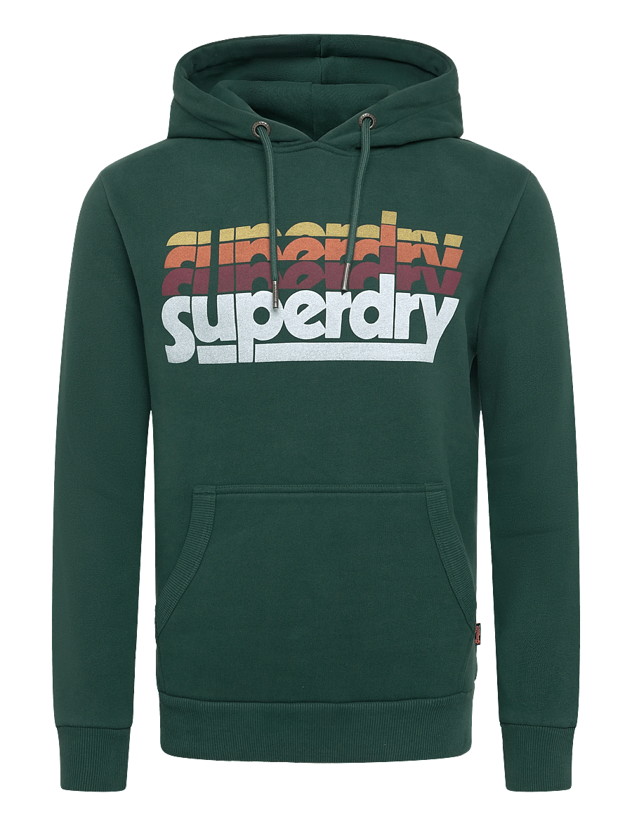 Superdry - STACKED HOOD - kapuzenpullover - enamel green - 1