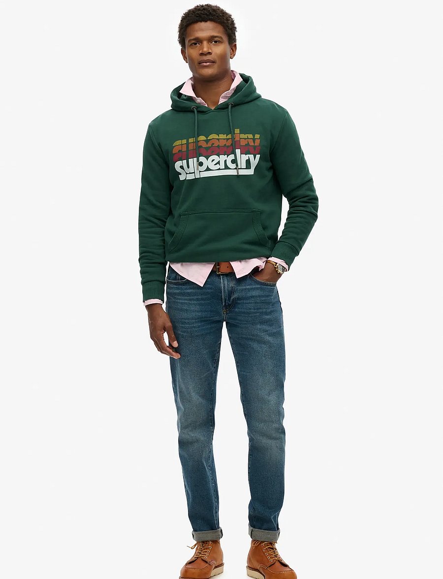 Superdry - STACKED HOOD - kapuzenpullover - enamel green - 4