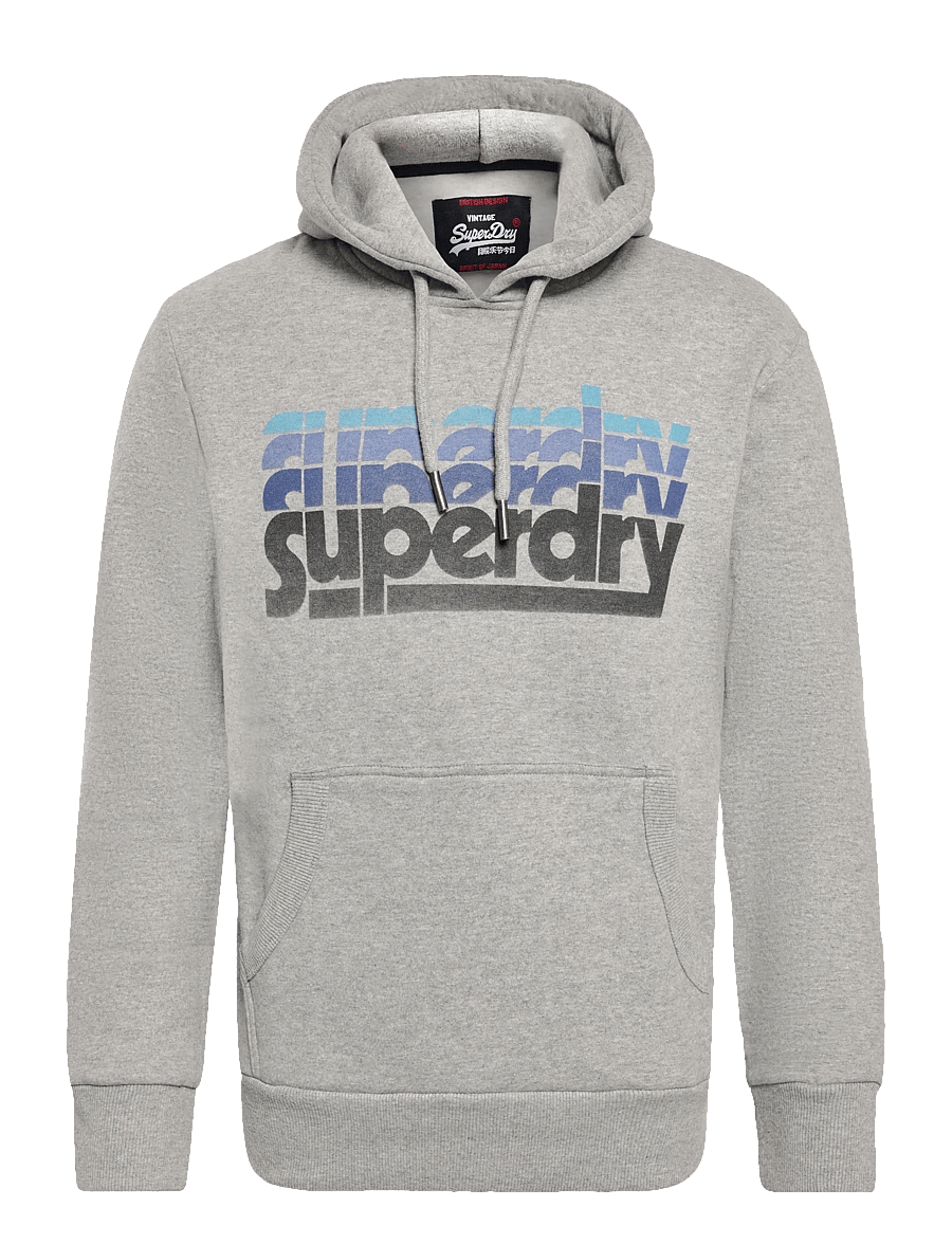 Superdry - STACKED HOOD - kapuzenpullover - grey marl - 1