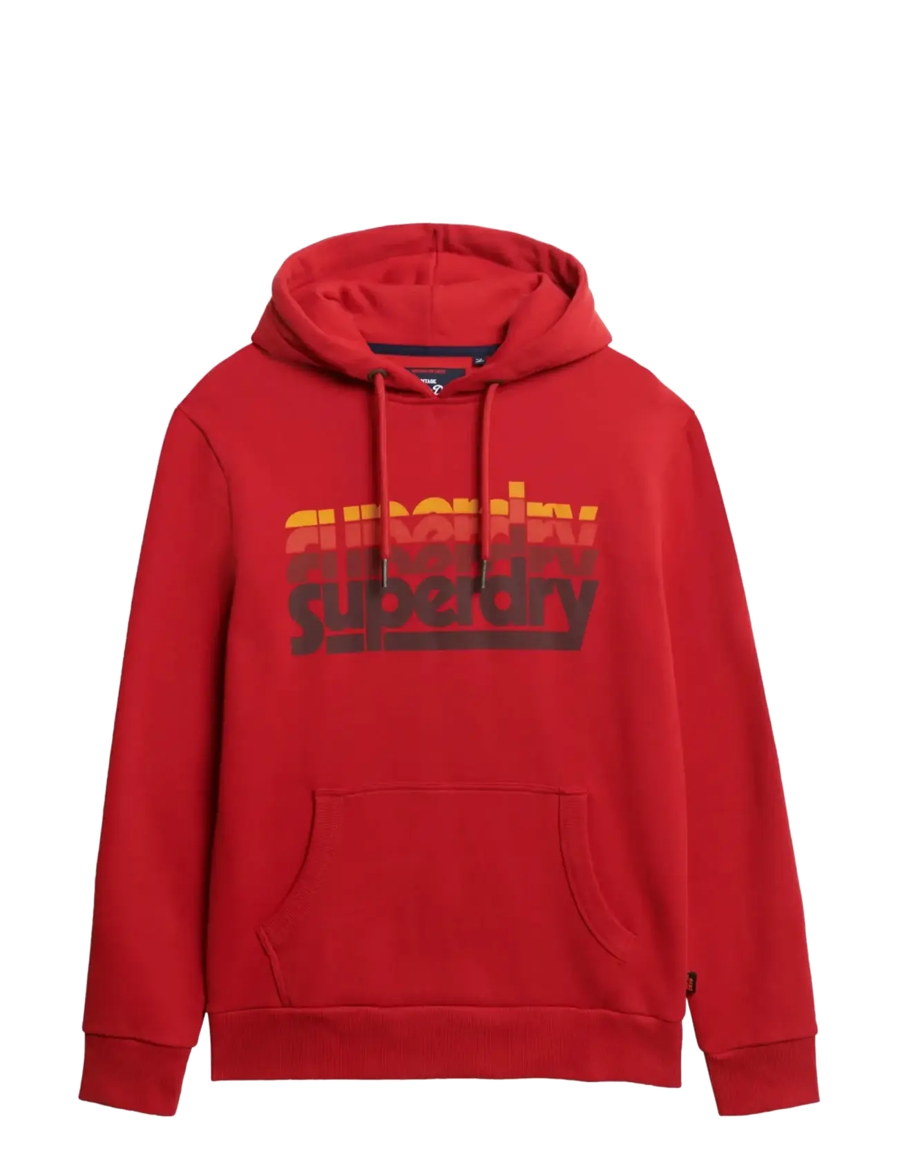 Superdry - STACKED HOOD - varsity red nano wash - 1