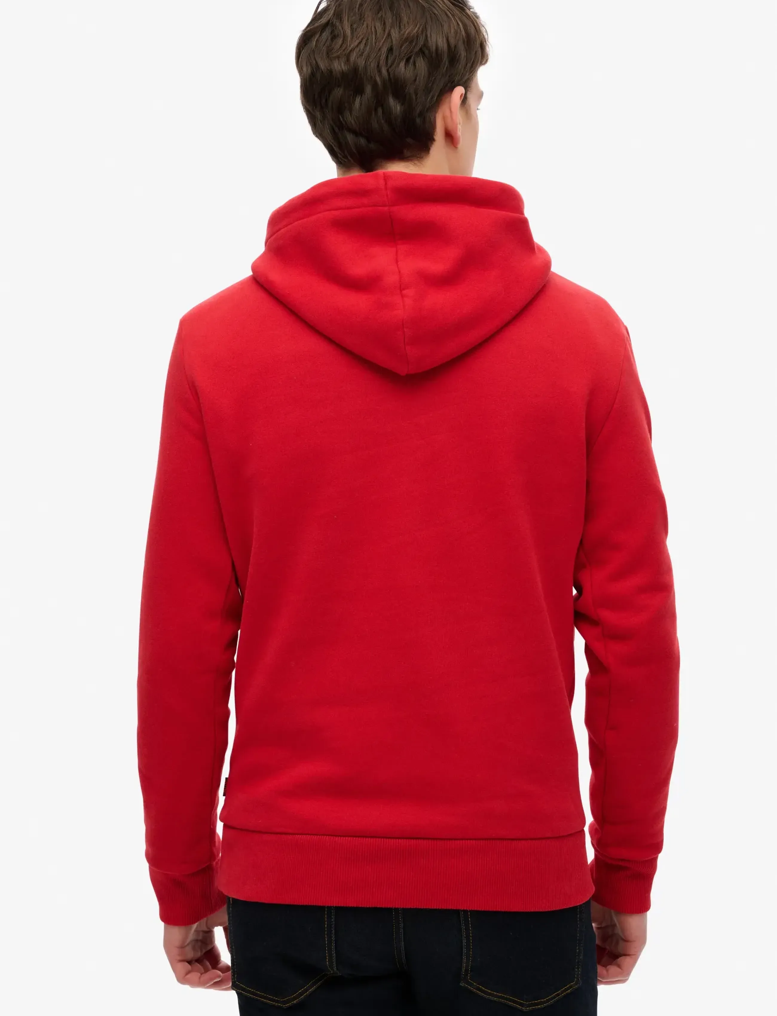 Superdry - STACKED HOOD - varsity red nano wash - 4