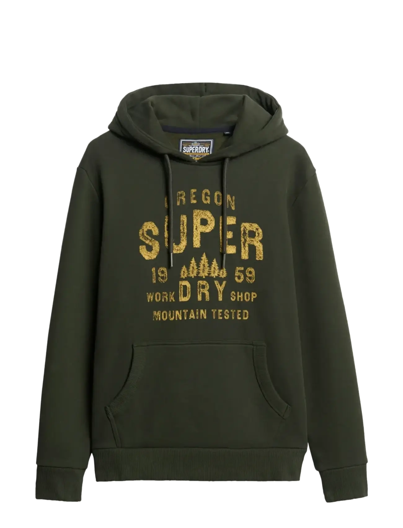 Superdry - WORK SHOP HOOD - hoodies - surplus goods olive green - 1