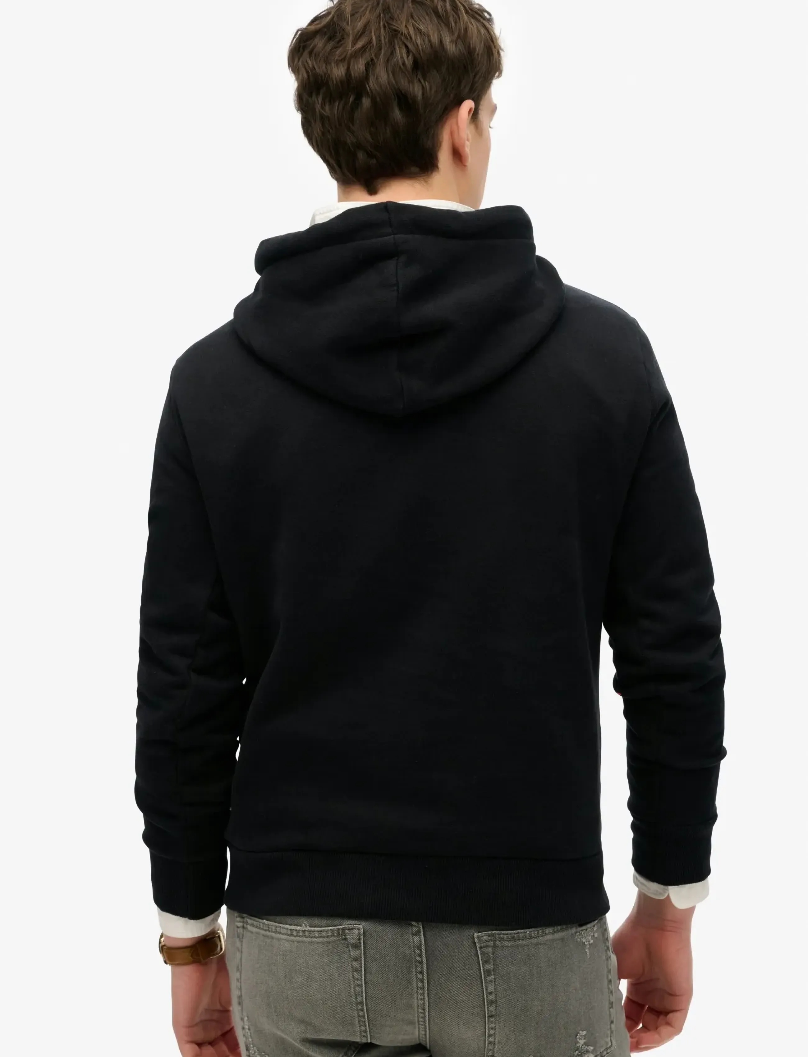 Superdry - WORK SHOP HOOD - hoodies - black - 2