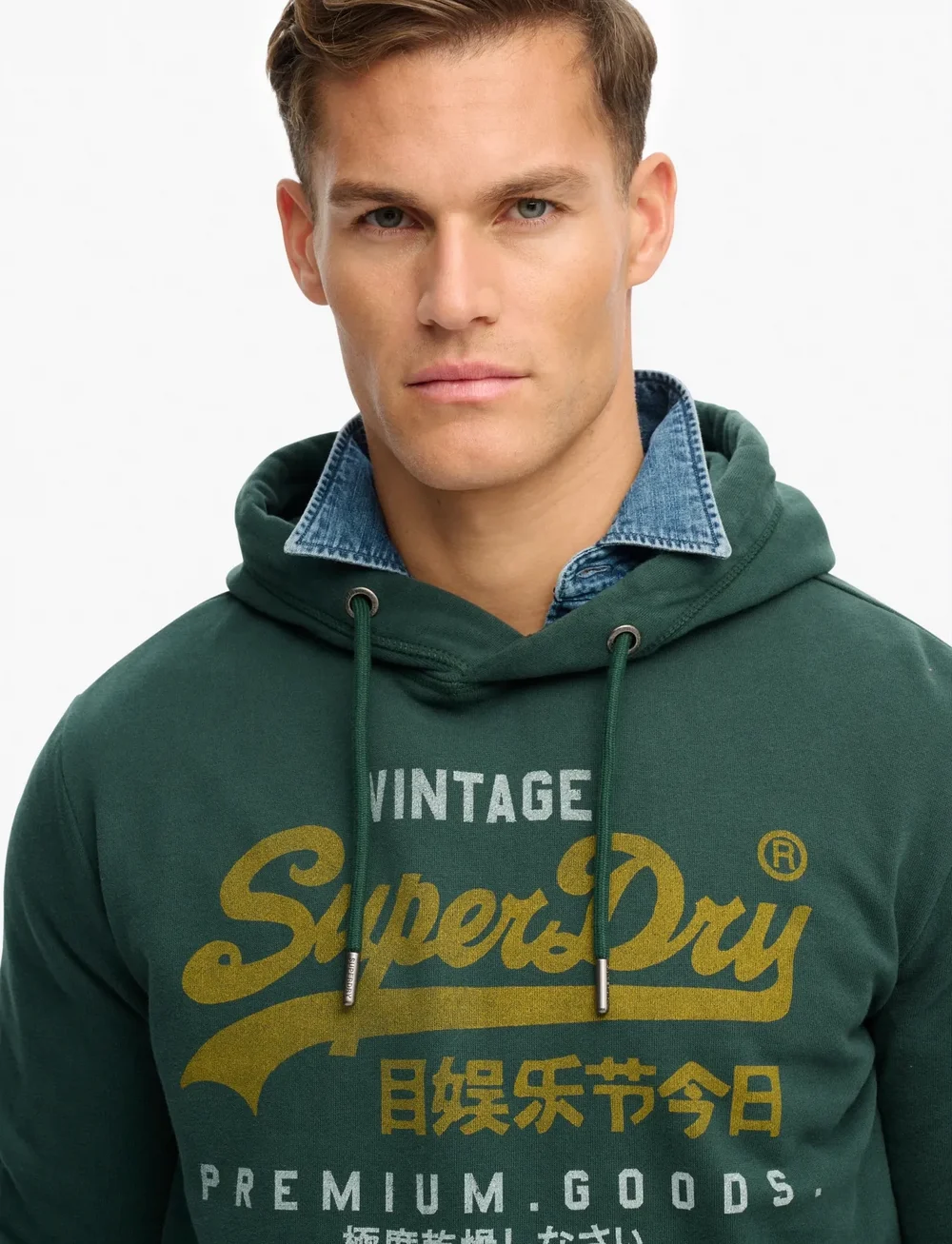 Superdry - VL DUO CLASSIC HOOD - kapuzenpullover - enamel green - 3