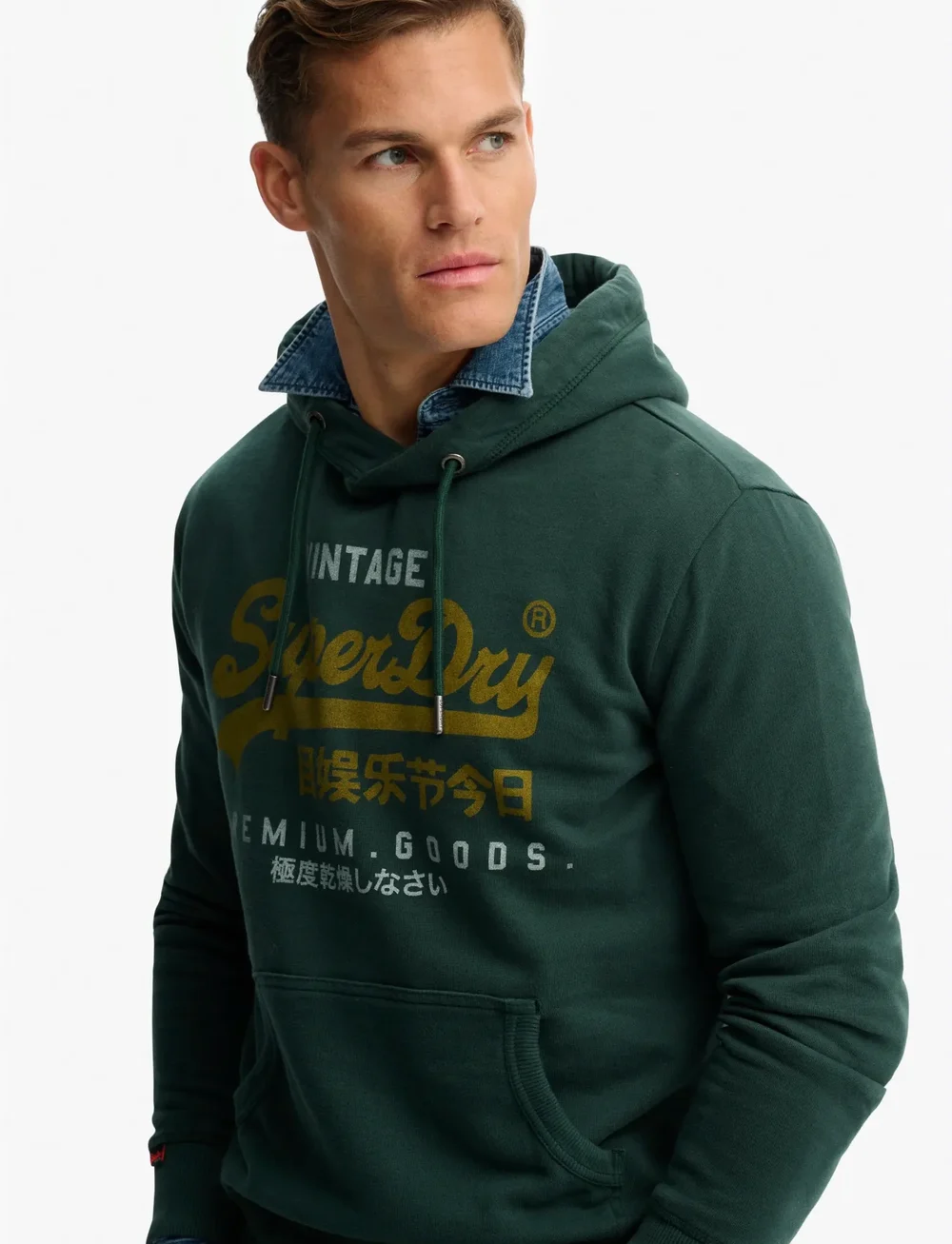 Superdry - VL DUO CLASSIC HOOD - kapuzenpullover - enamel green - 4