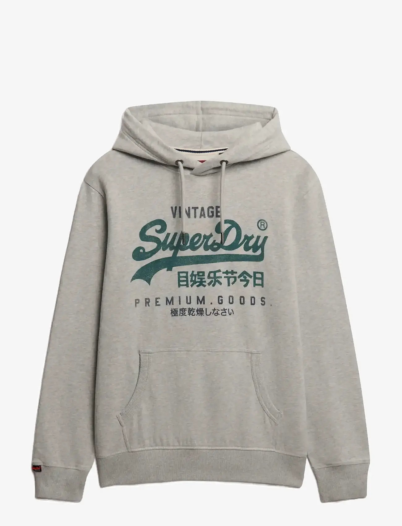 Superdry - VL DUO CLASSIC HOOD - hættetrøjer - ice grey marl - 1