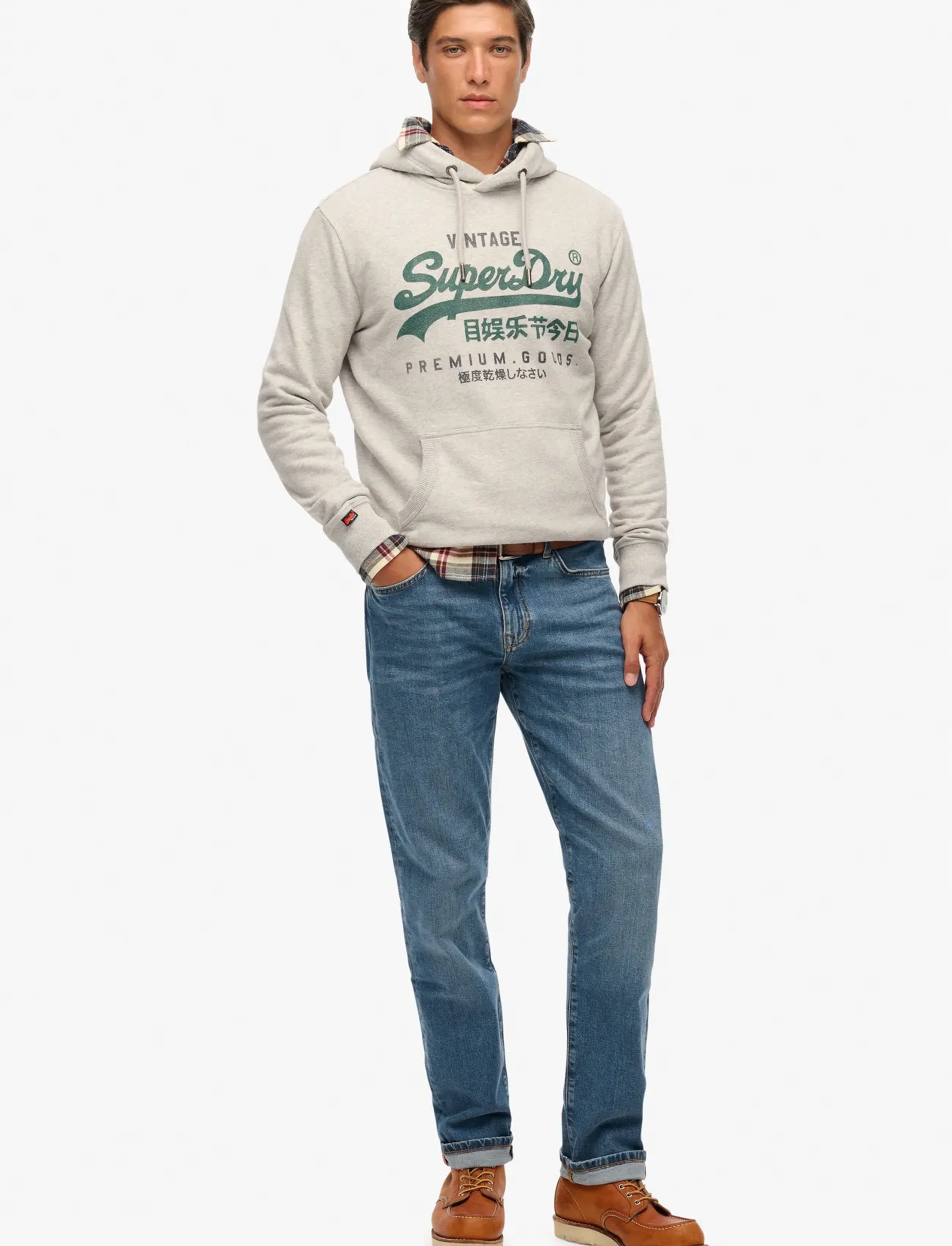 Superdry - VL DUO CLASSIC HOOD - ice grey marl - 2