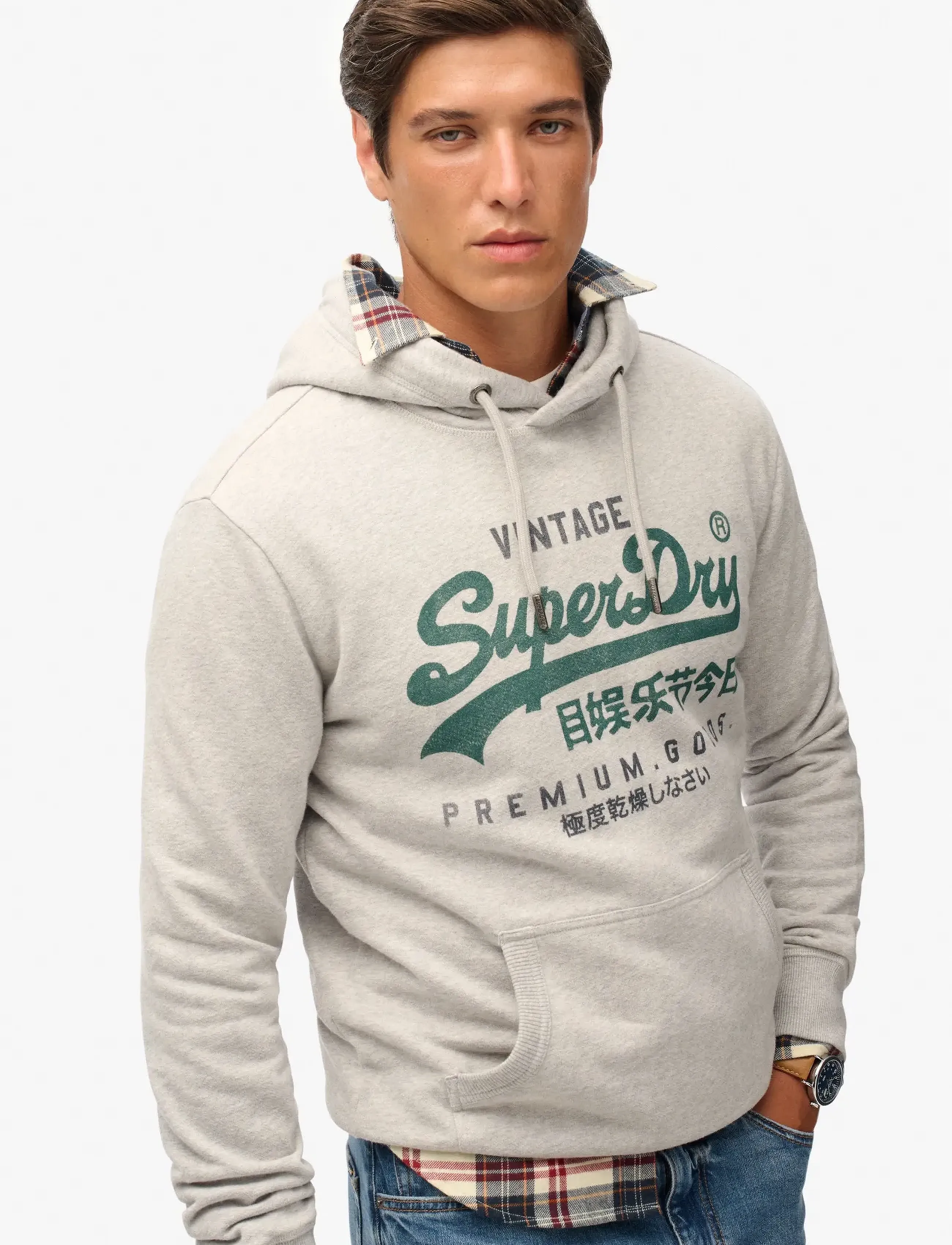 Superdry - VL DUO CLASSIC HOOD - ice grey marl - 3