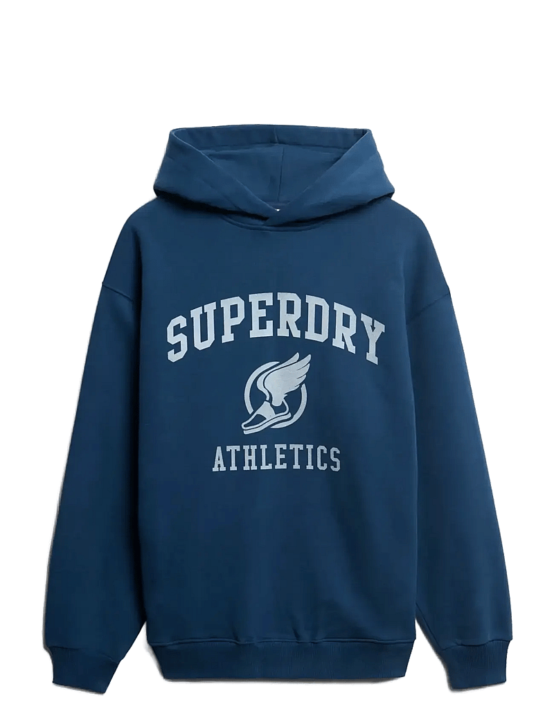 Superdry - VINTAGE ATH OVERSIZED HOOD - kapuzenpullover - insigna blue - 1