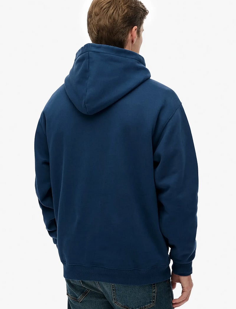 Superdry - VINTAGE ATH OVERSIZED HOOD - kapuzenpullover - insigna blue - 5