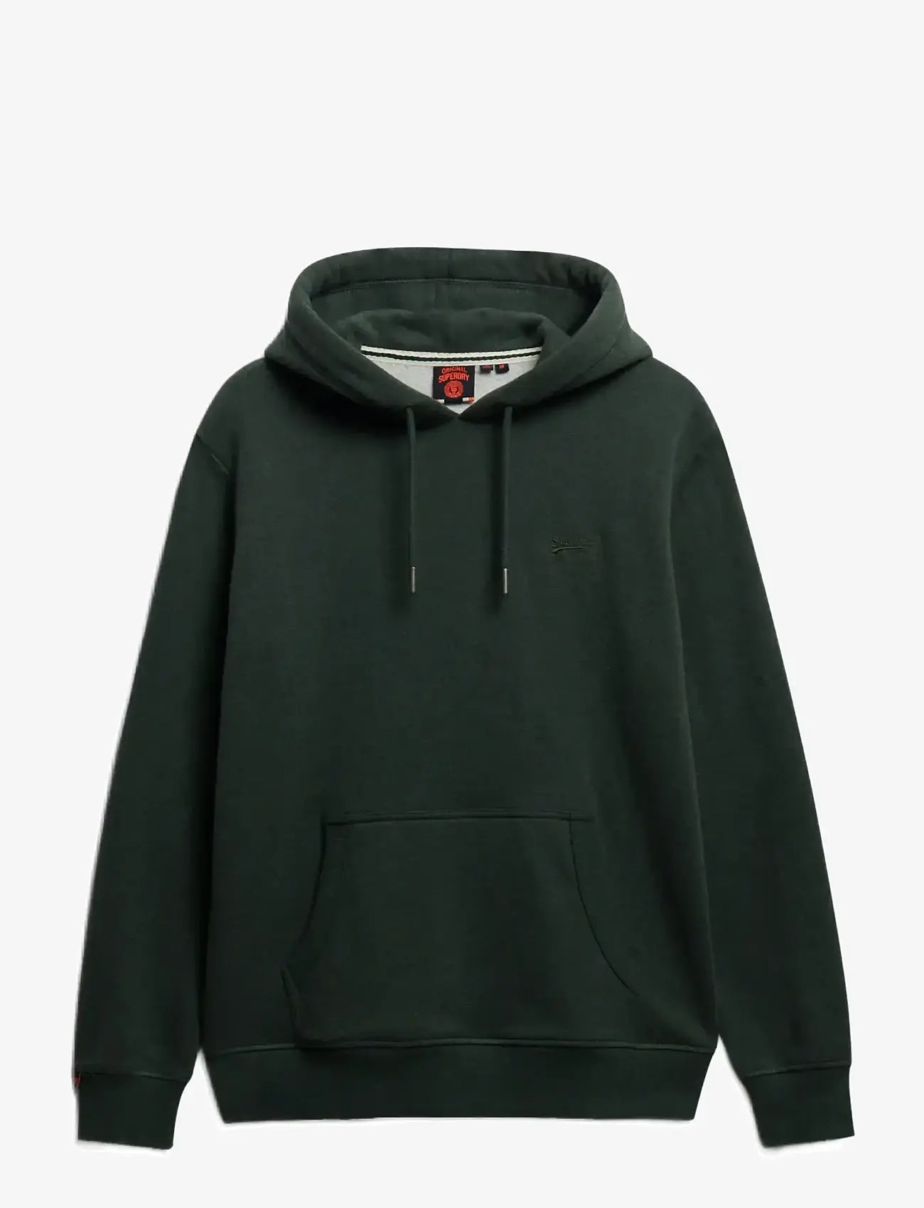 Superdry - ESSENTIAL LOGO HOODIE HB - sweatshirts - deep forest green marl new - 1
