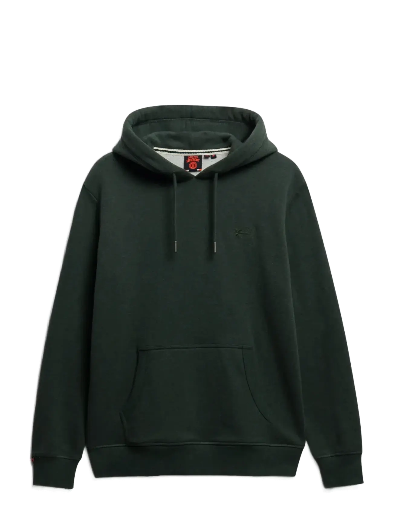 Superdry ESSENTIAL LOGO HOODIE HB - Vaatteet - DEEP FOREST GREEN MARL NEW / green