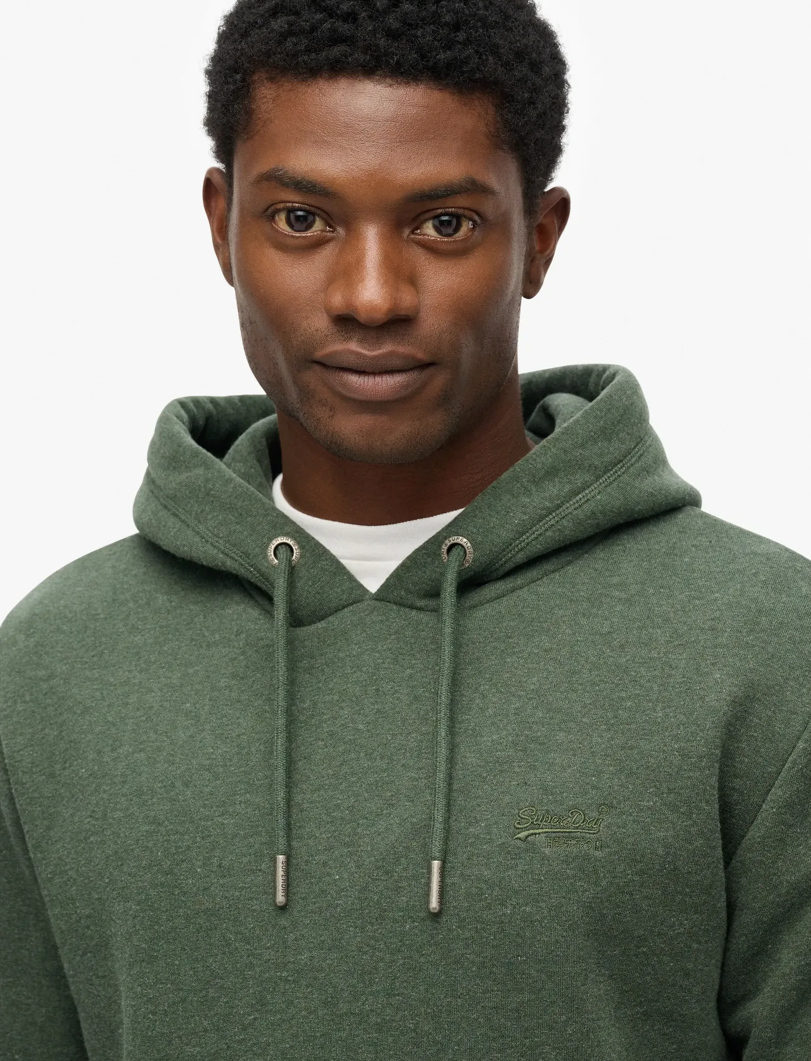 Superdry - ESSENTIAL LOGO HOODIE HB - sweatshirts - deep forest green marl new - 4