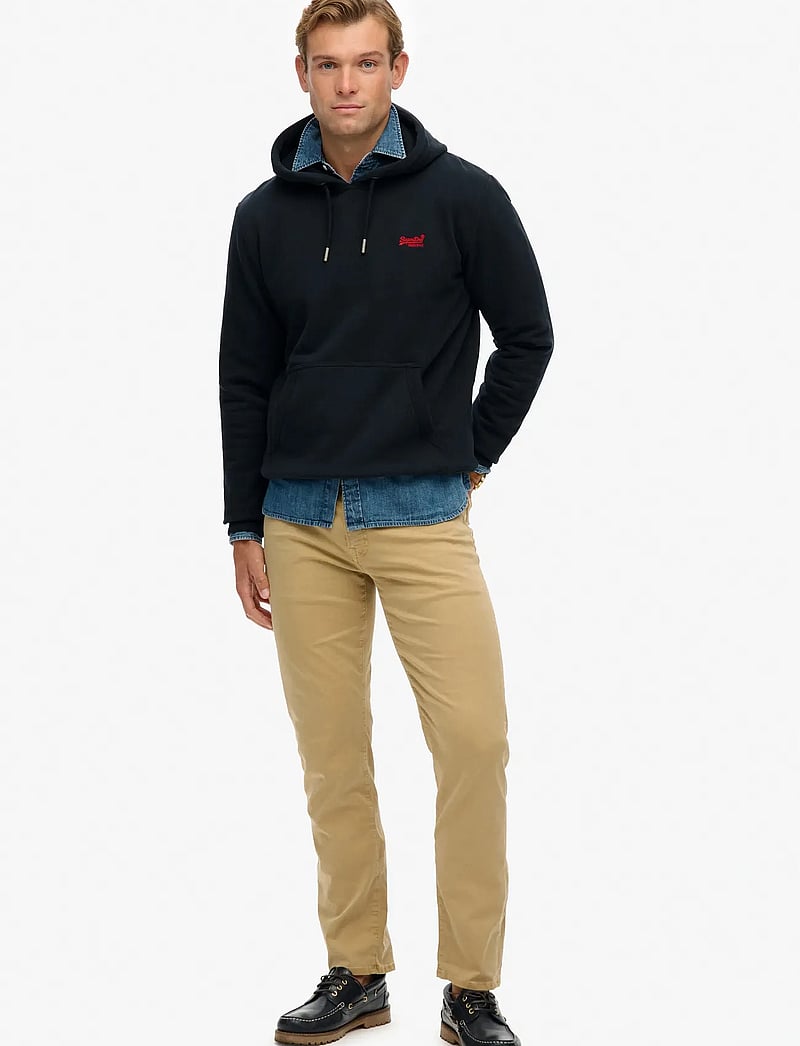 Superdry - ESSENTIAL LOGO HOODIE HB - kapuzenpullover - eclipse navy - 2