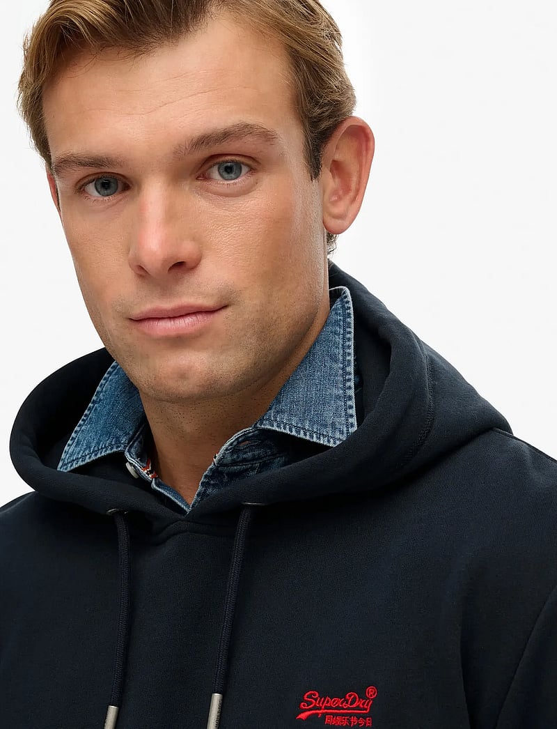 Superdry - ESSENTIAL LOGO HOODIE HB - kapuzenpullover - eclipse navy - 4