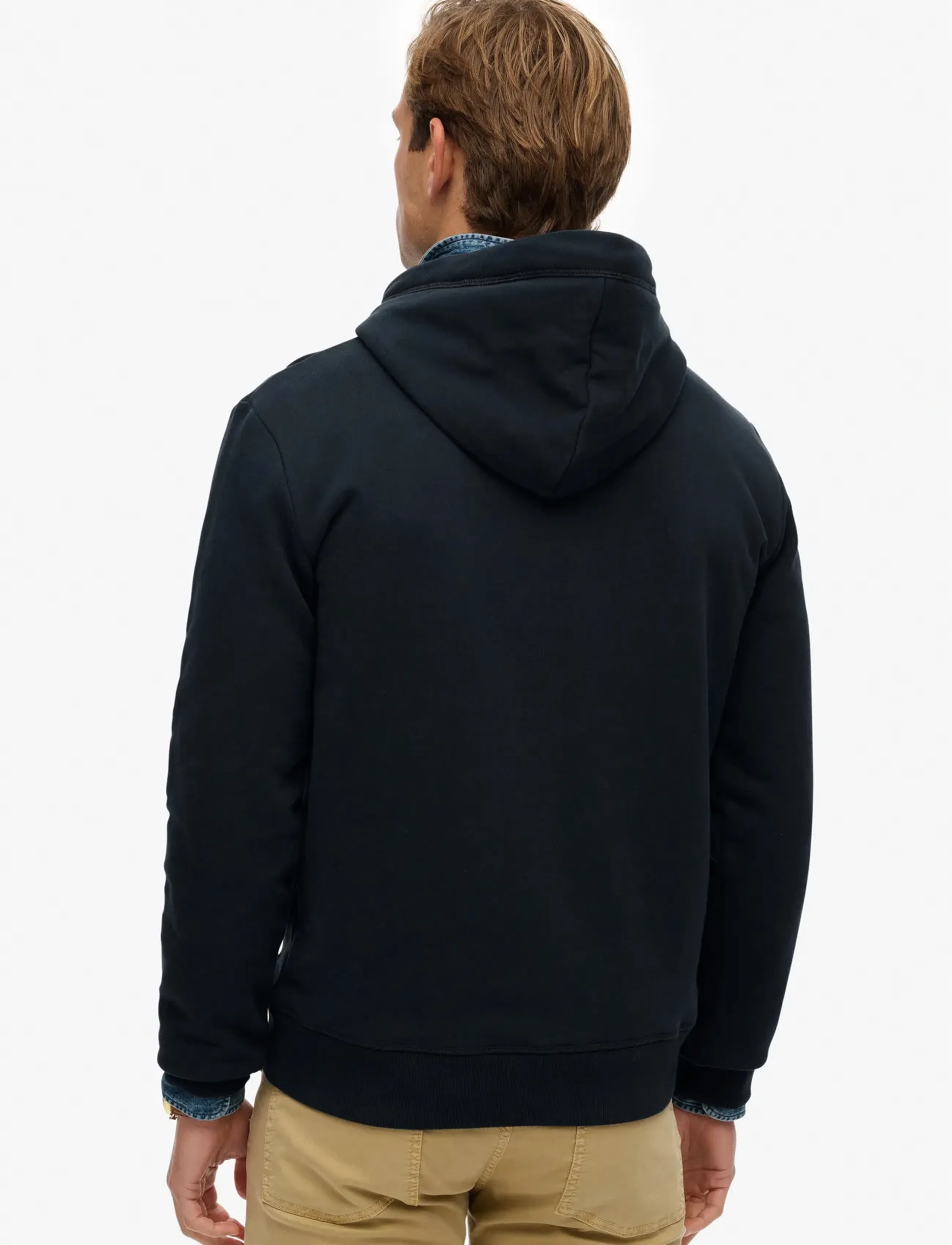 Superdry - ESSENTIAL LOGO HOODIE HB - sweatshirts - eclipse navy - 5