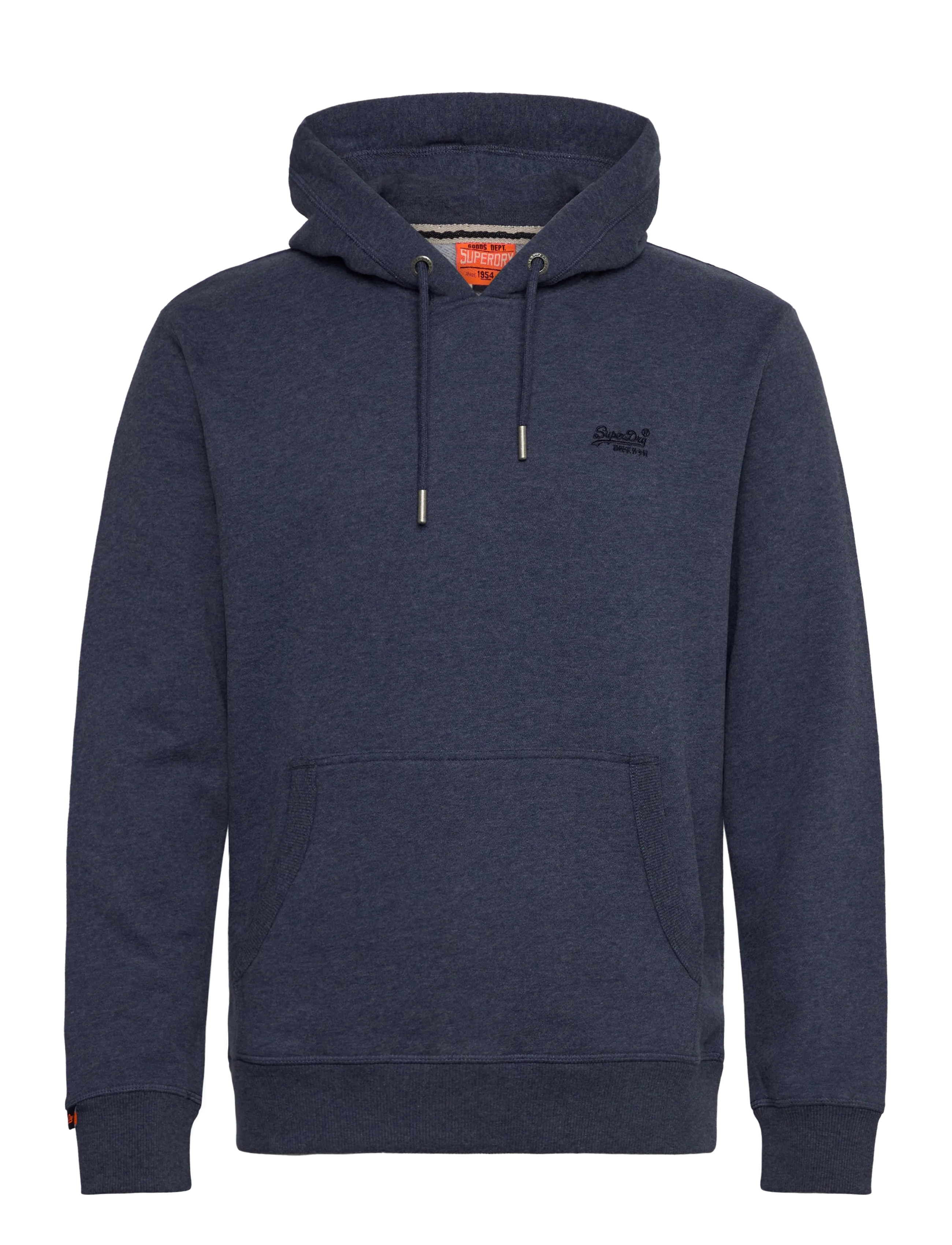 Superdry ESSENTIAL LOGO HOODIE HB - Vaatteet - HERITAGE NAVY MARL NEW / navy