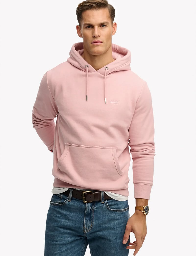 Superdry - ESSENTIAL LOGO HOODIE HB - kapuzenpullover - light blush pink - 0