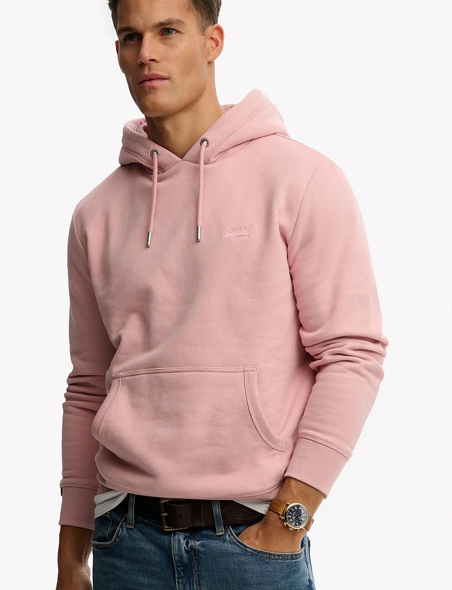 Superdry - ESSENTIAL LOGO HOODIE HB - džemperi ar kapuci - light blush pink - 4