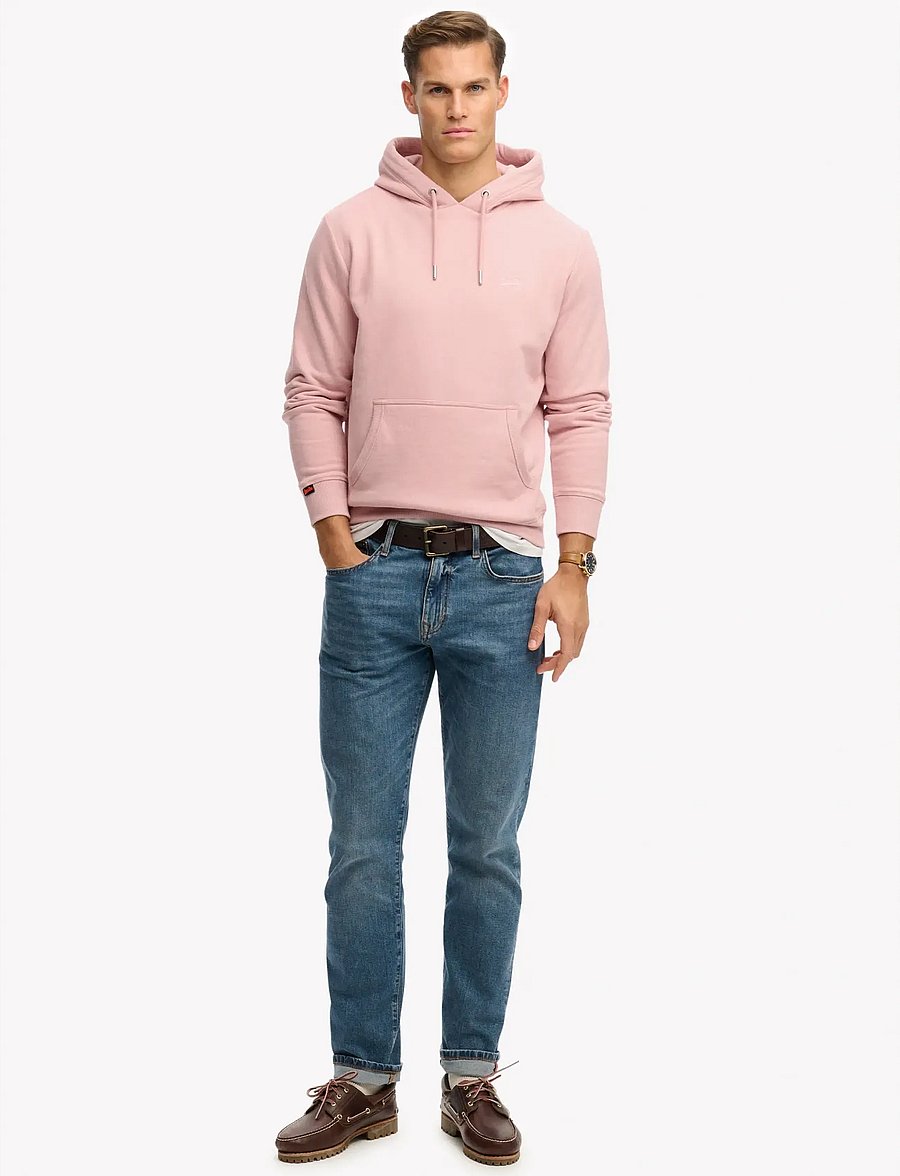 Superdry - ESSENTIAL LOGO HOODIE HB - džemperi ar kapuci - light blush pink - 5