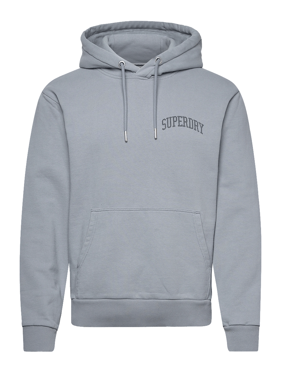 Superdry - ATH ESS HOODIE - kapuzenpullover - washed denim - 1