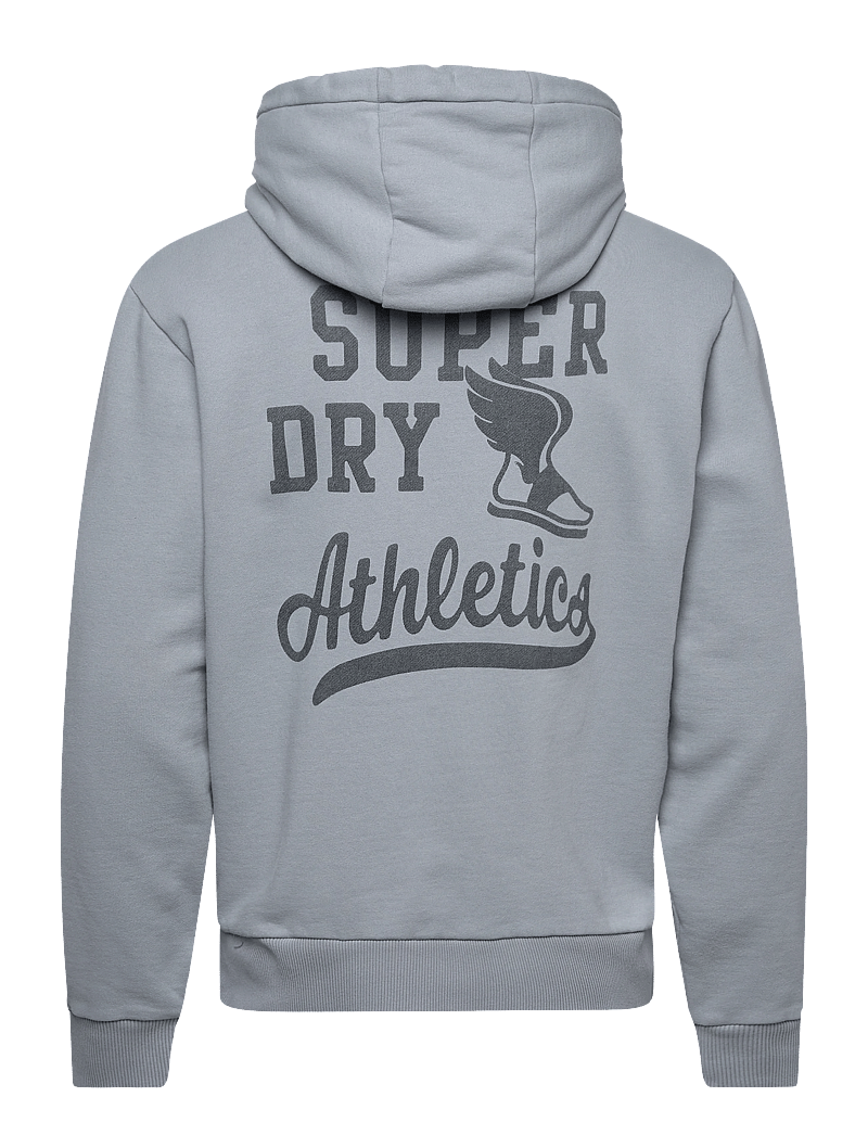 Superdry - ATH ESS HOODIE - kapuutsiga dressipluusid - washed denim - 1