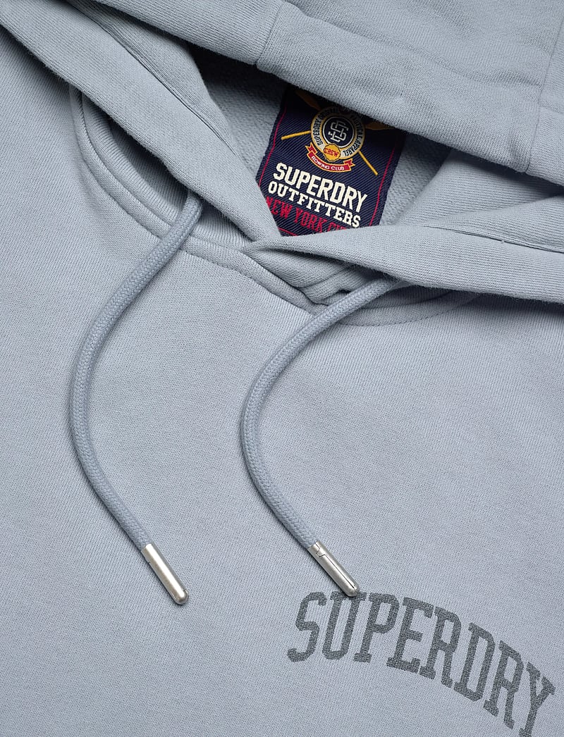 Superdry - ATH ESS HOODIE - kapuutsiga dressipluusid - washed denim - 2