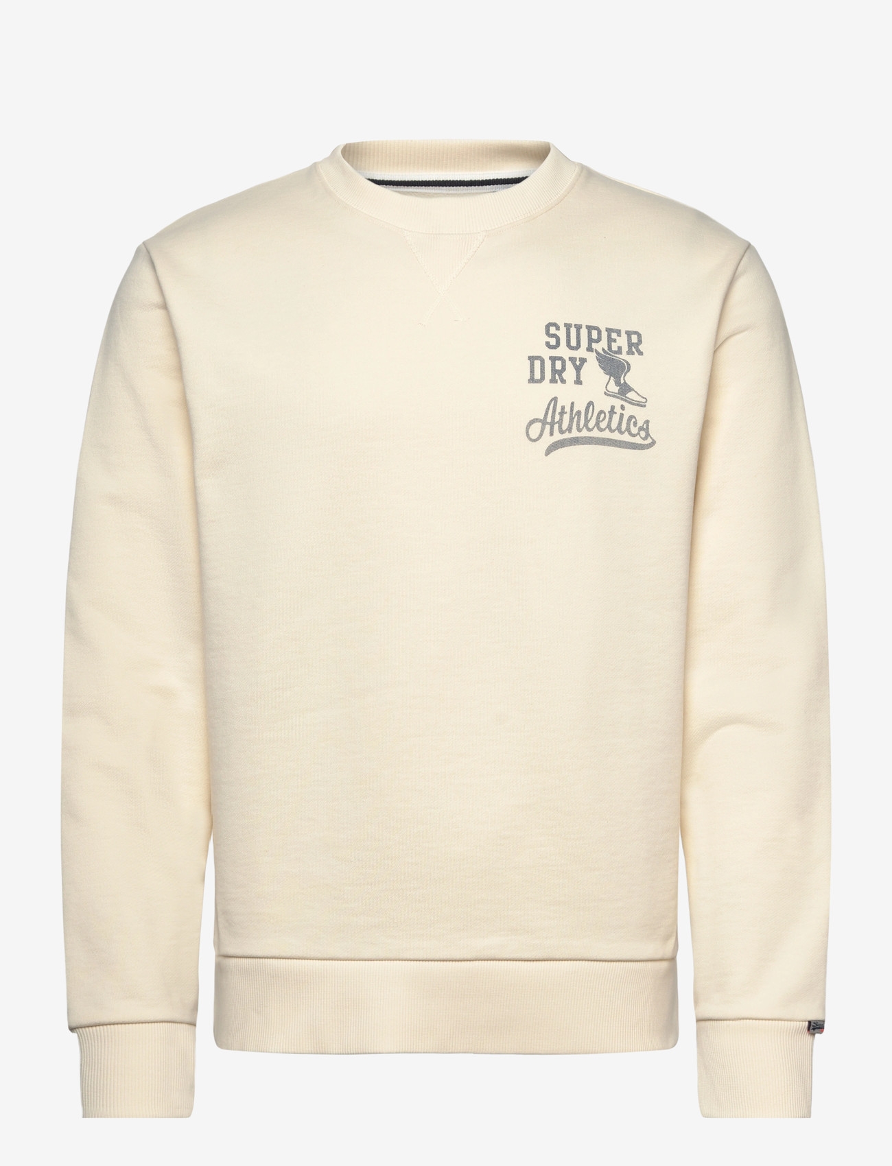 Superdry - ATH ESS CREW - sweatshirts - desert bone off white - 1