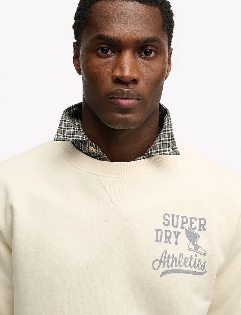 Superdry - ATH ESS CREW - kollektionen - desert bone off white - 3
