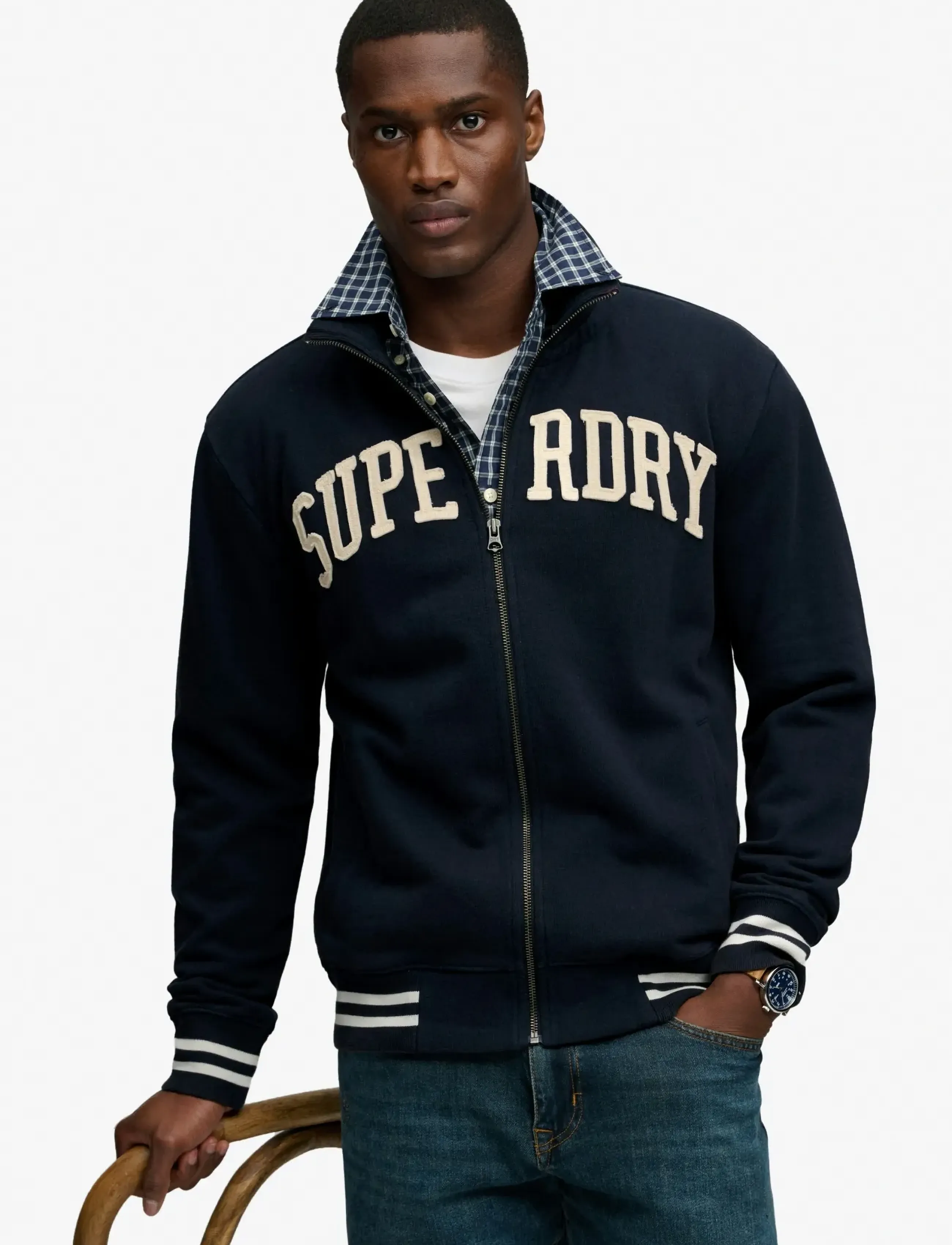 Superdry - VINTAGE ATHLETIC TRACK - collections - eclipse navy - 5