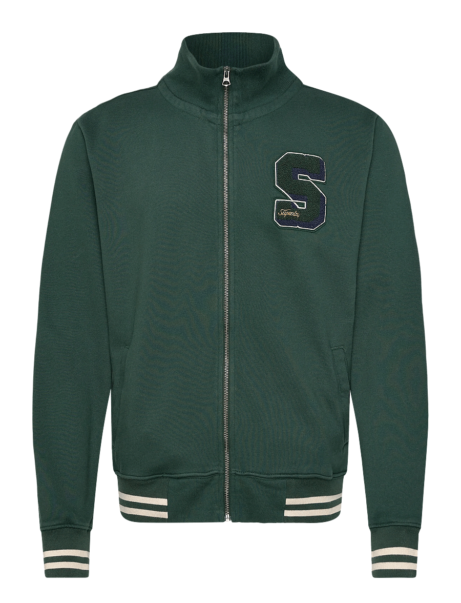 Superdry - VINTAGE ATHLETIC TRACK - swetry - enamel green - 1
