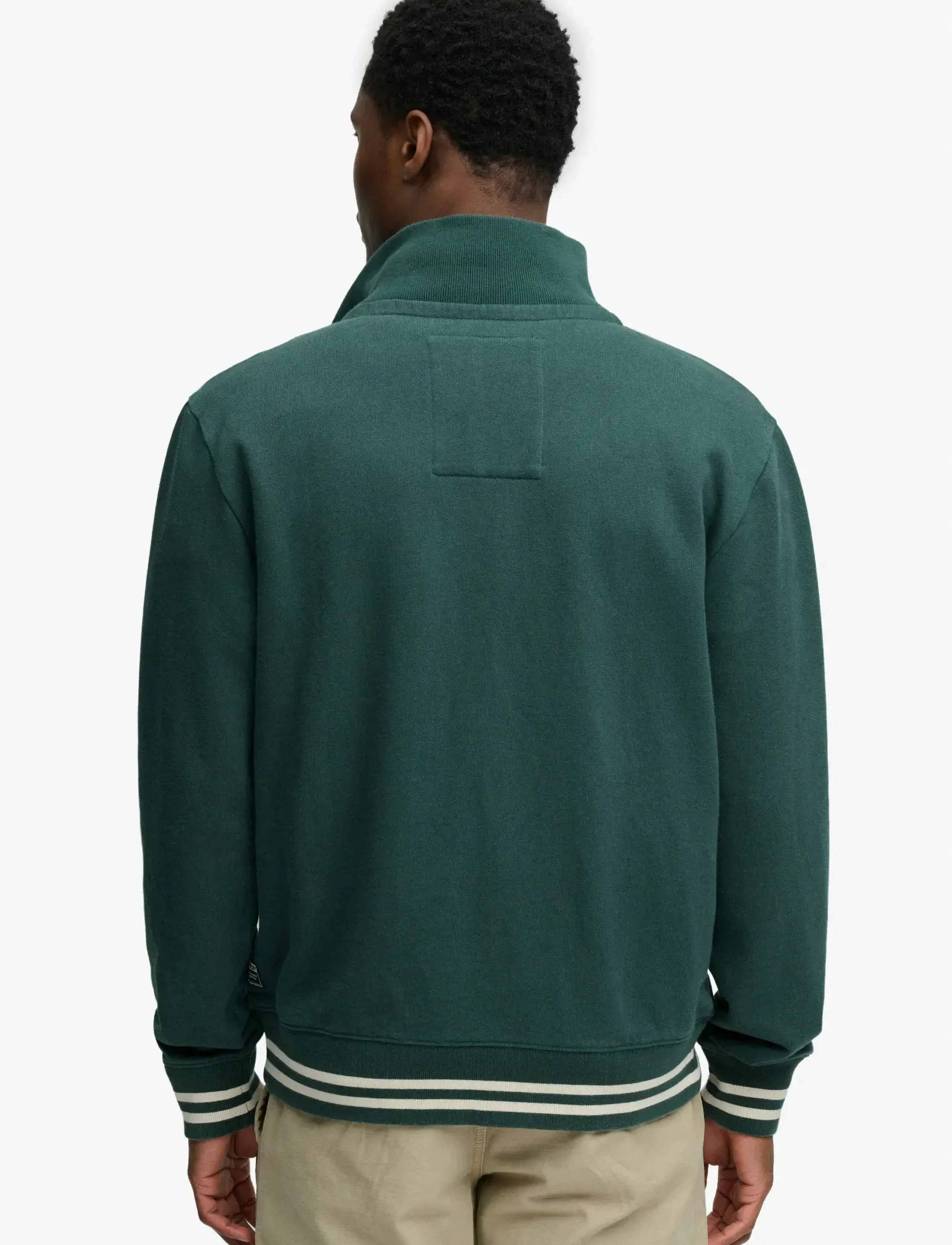 Superdry - VINTAGE ATHLETIC TRACK - swetry - enamel green - 3