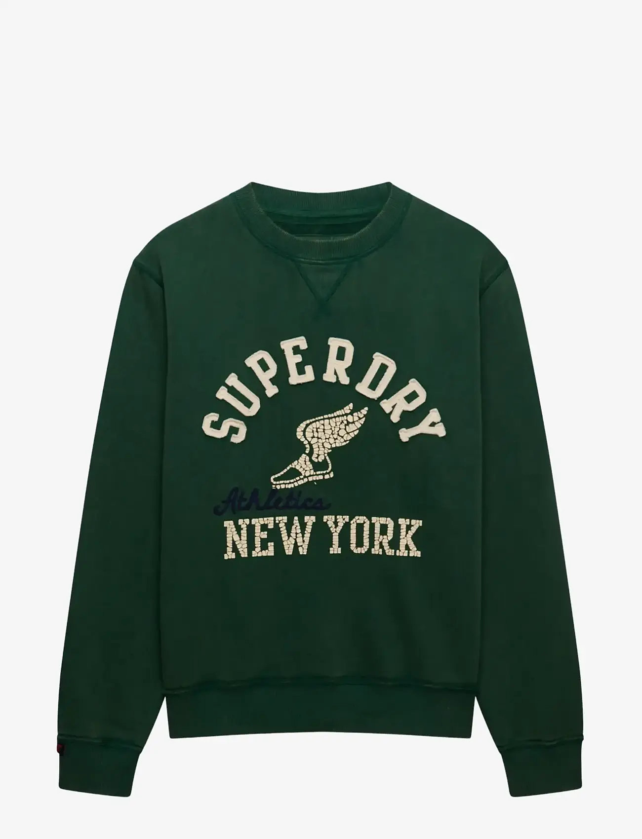 Superdry - VINTAGE ATHLETIC CREW - sweatshirts - dark green - 1