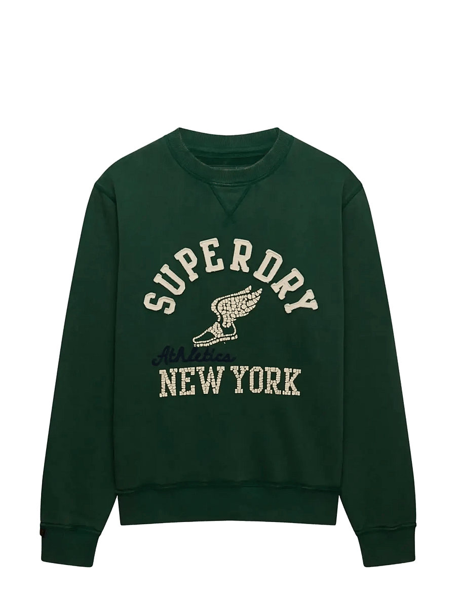 Superdry - VINTAGE ATHLETIC CREW - kollektionen - dark green - 1