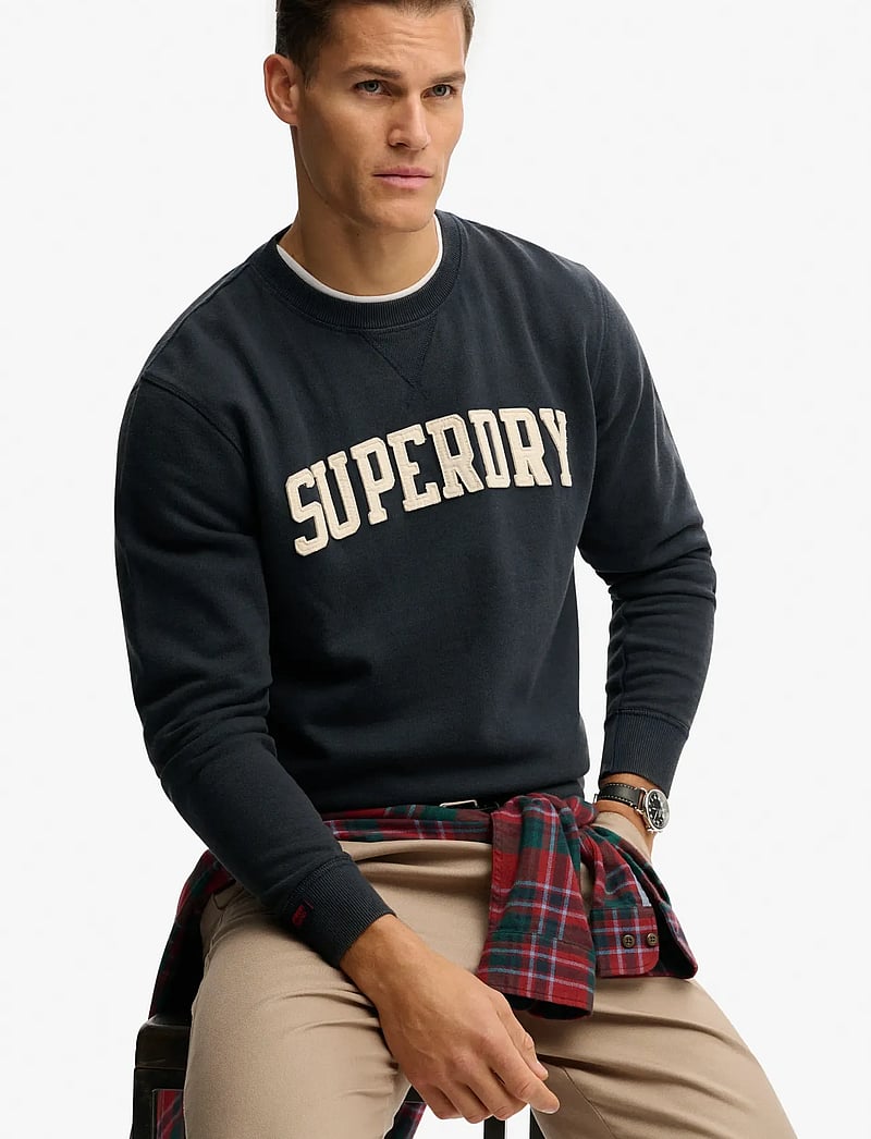 Superdry - VINTAGE ATHLETIC CREW - kollektionen - eclipse navy - 3