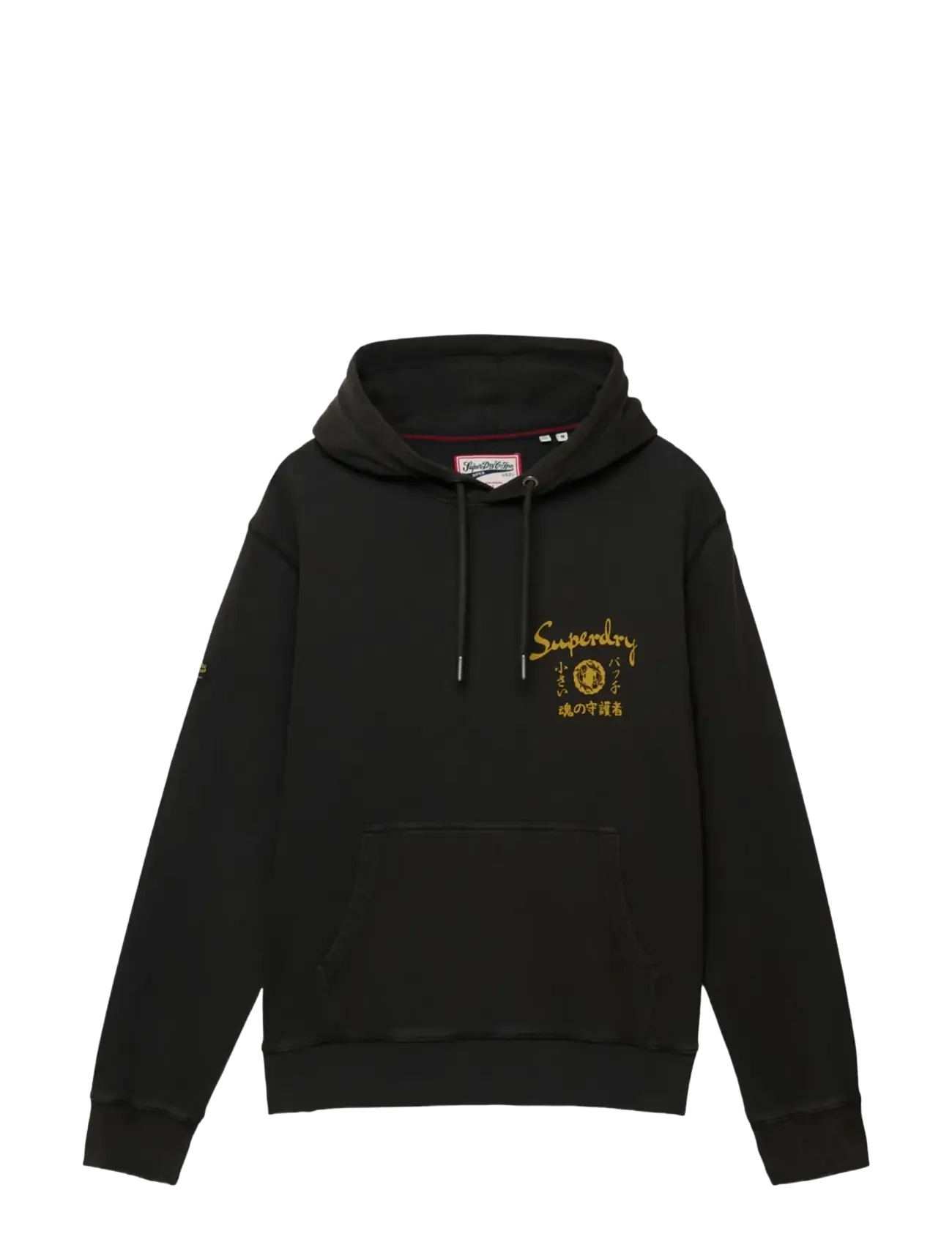 Superdry TOKYO NARRATIVE LOOSE HOOD - Kolekcijos - BISON BLACK / navy