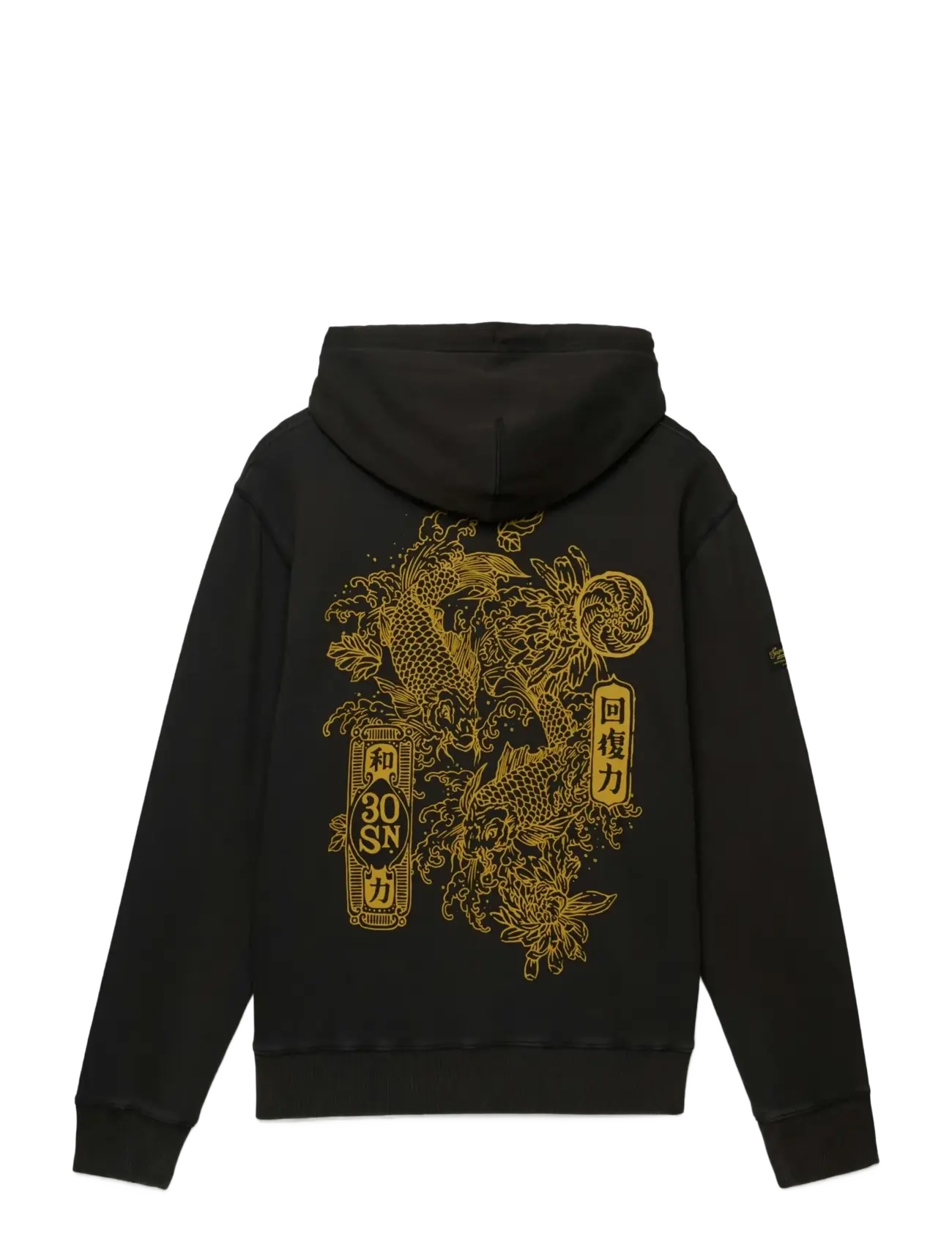 Superdry - TOKYO NARRATIVE LOOSE HOOD - sweatshirts - bison black - 2