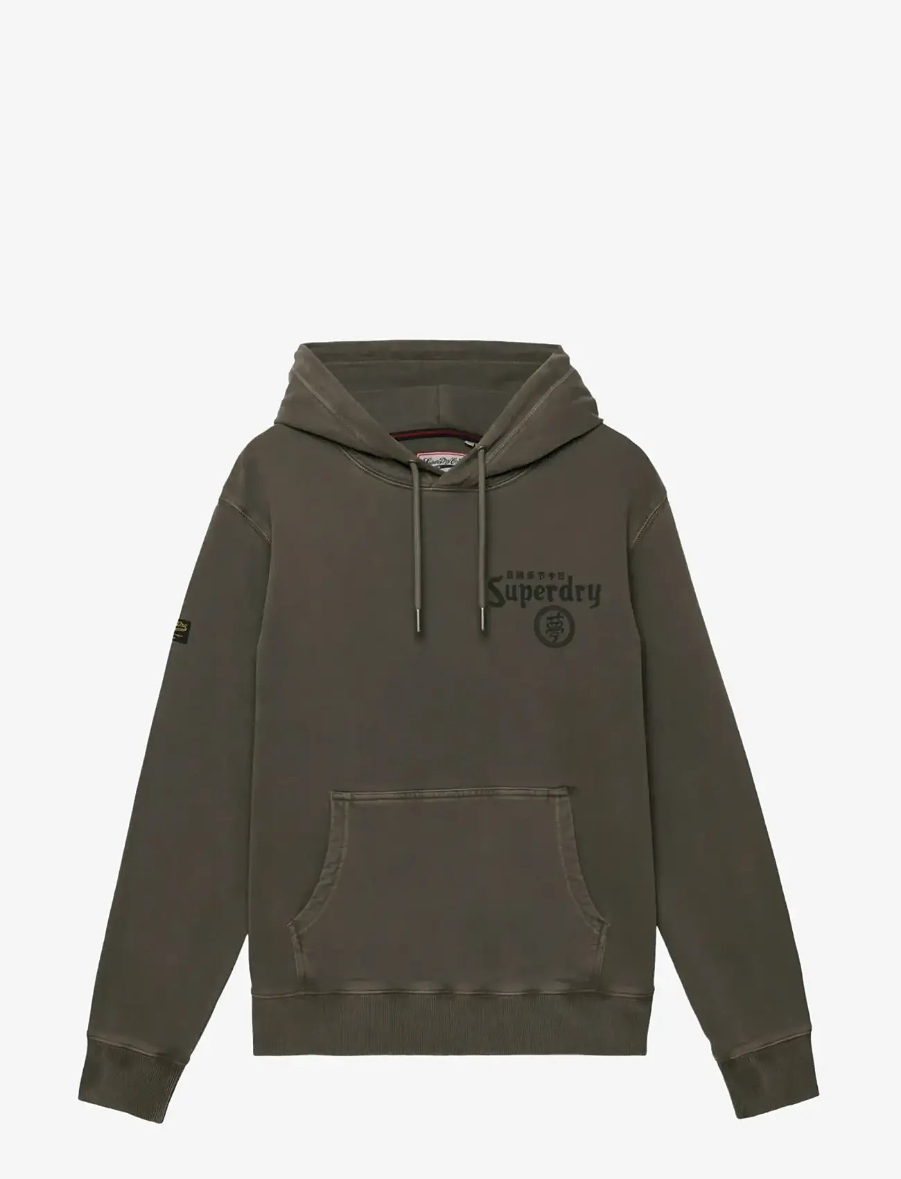 Superdry - TOKYO NARRATIVE LOOSE HOOD - kapuzenpullover - dark pebble grey - 1