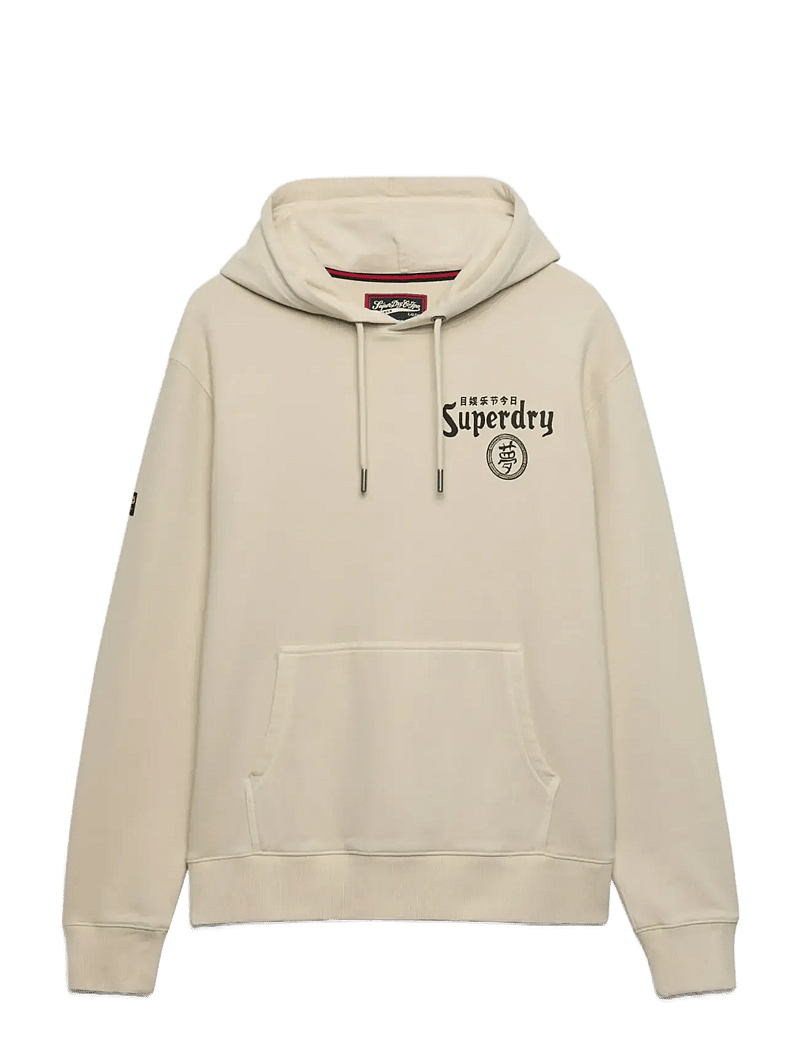 Superdry - TOKYO NARRATIVE LOOSE HOOD - hættetrøjer - rainy day grey - 1