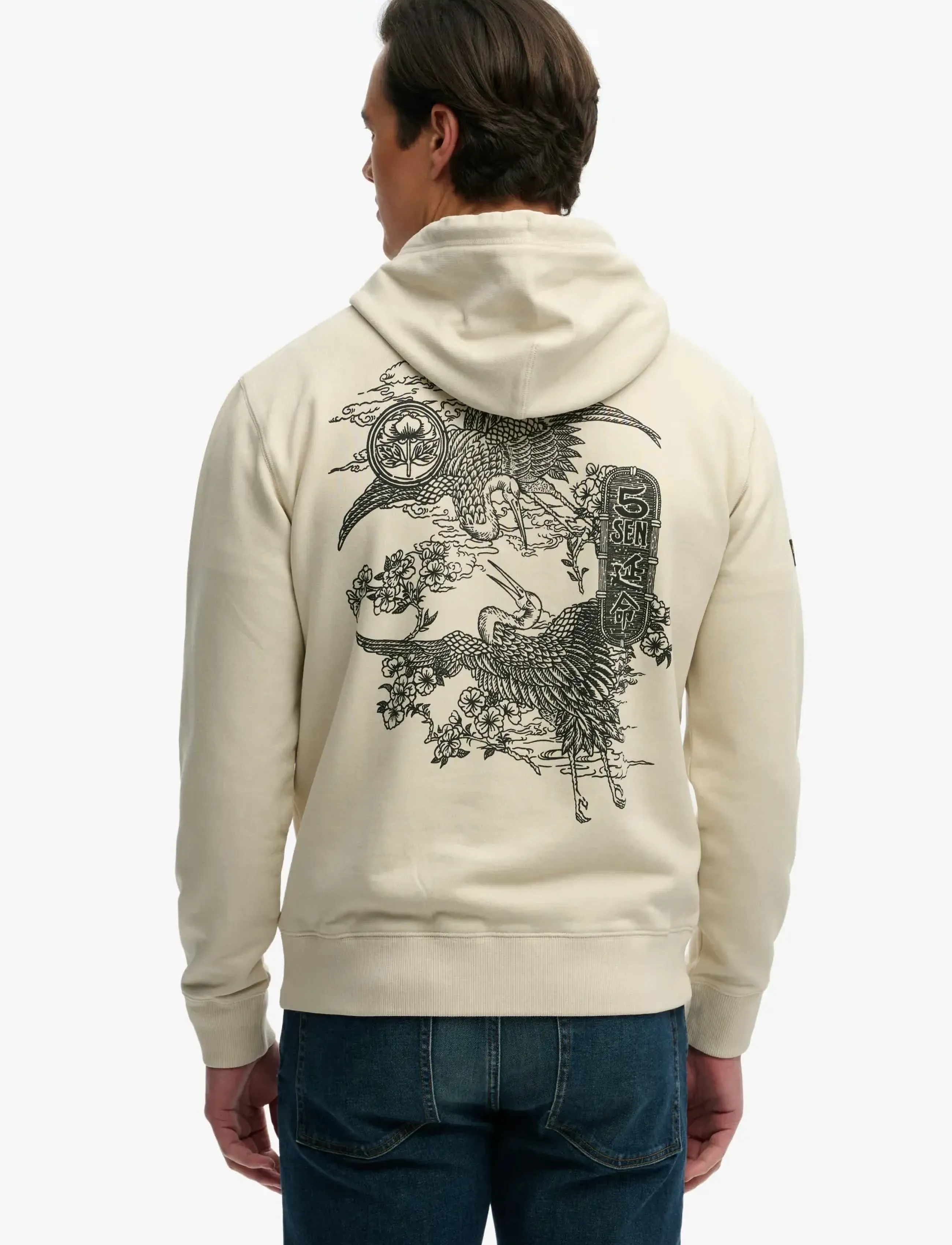 Superdry - TOKYO NARRATIVE LOOSE HOOD - hettegensere - rainy day grey - 2