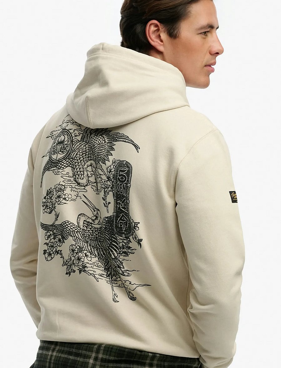 Superdry - TOKYO NARRATIVE LOOSE HOOD - hettegensere - rainy day grey - 4