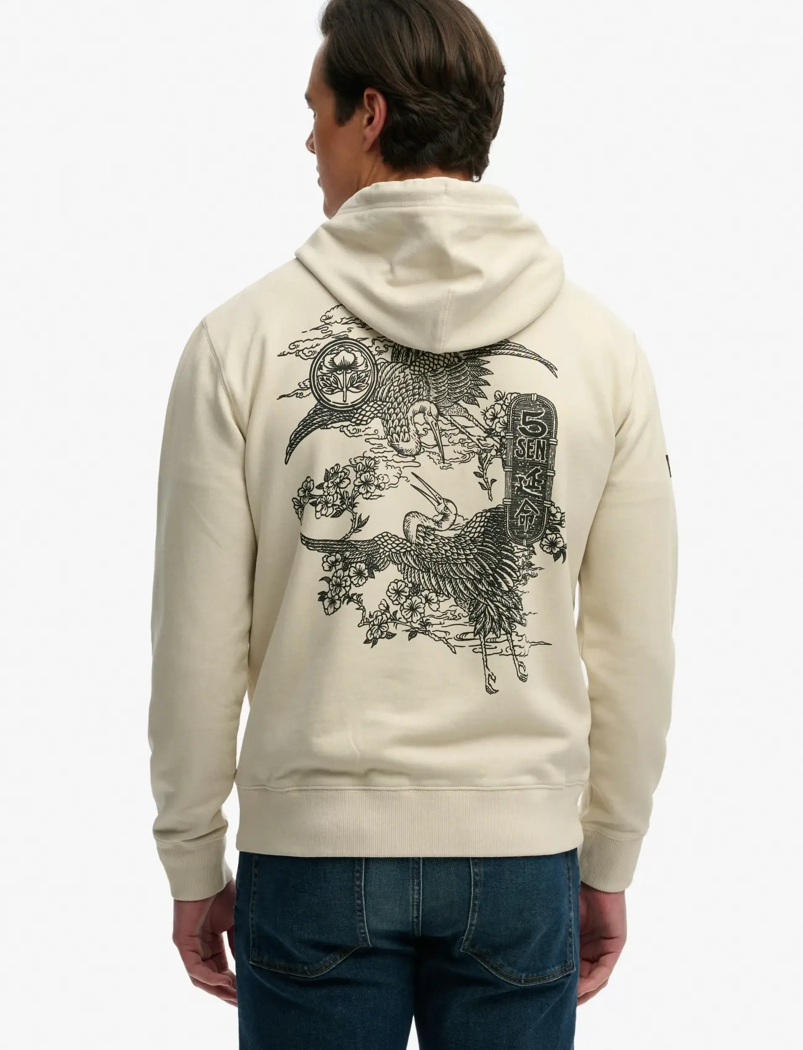 Superdry Tokyo Narrative Loose Hood hoodies herr – bild 6