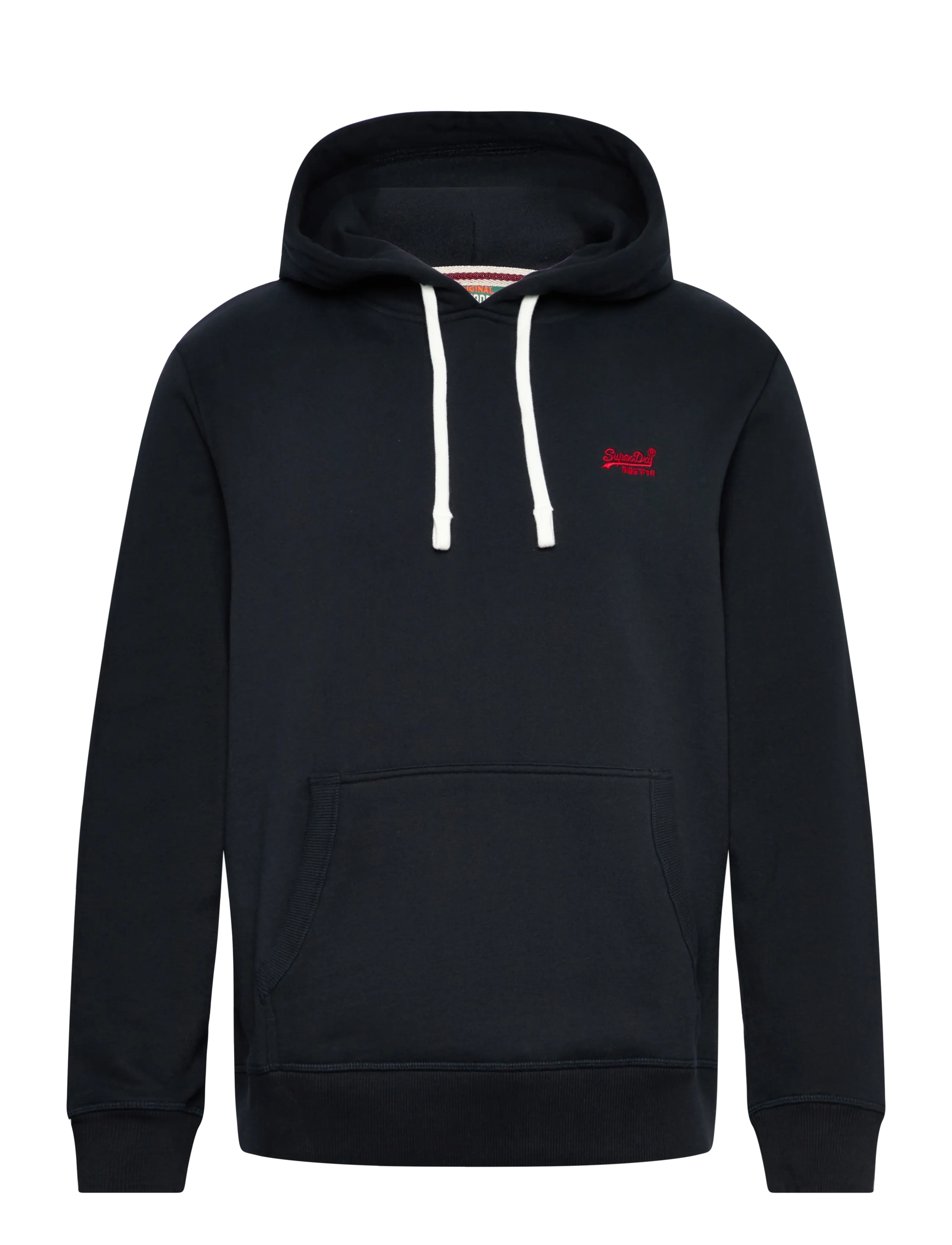 Superdry ESSENTIAL LOGO CLASSIC HOOD - Sweatshirts & hættetrøjer - ECLIPSE NAVY/RED / navy